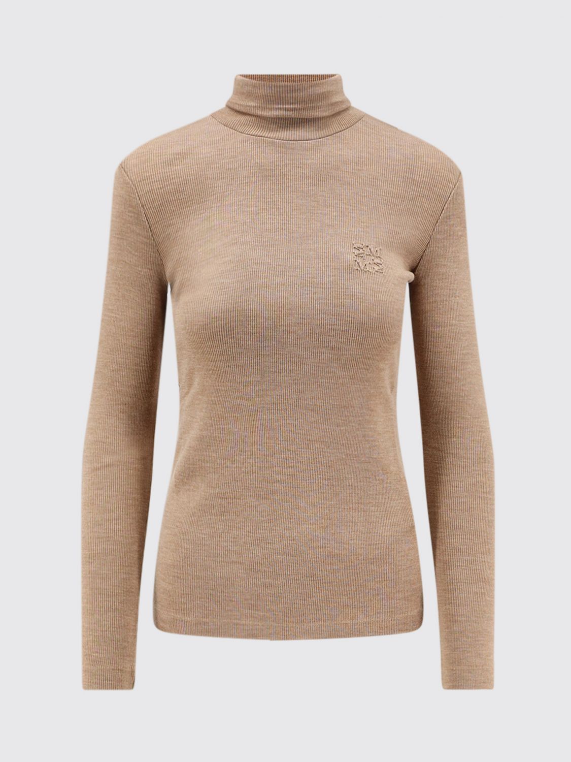 Max Mara Women Ribbed Wool Slim Fit Turtleneck Jumper Max Mara MAX MARA