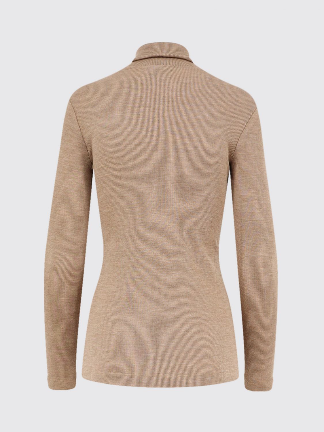 Max Mara Women Ribbed Wool Slim Fit Turtleneck Jumper Max Mara MAX MARA
