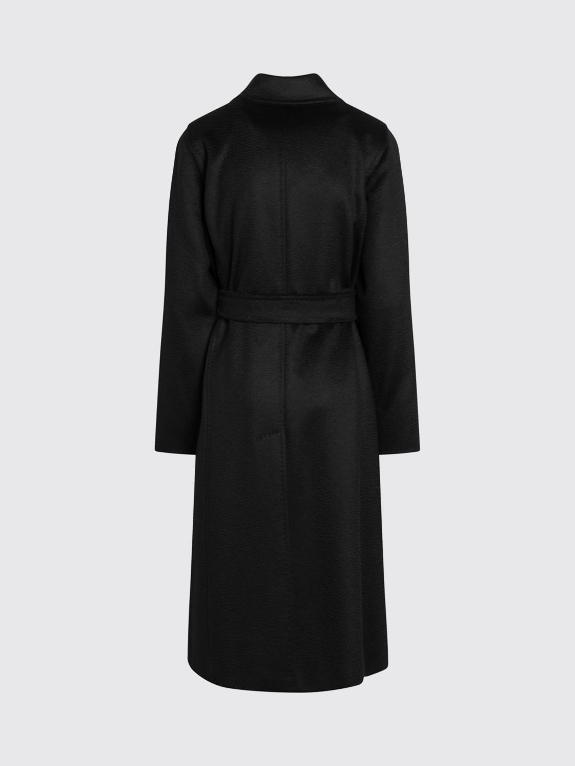 Max Mara Women Knee-Length Wool Robe Coat Max Mara With Belt MAX MARA