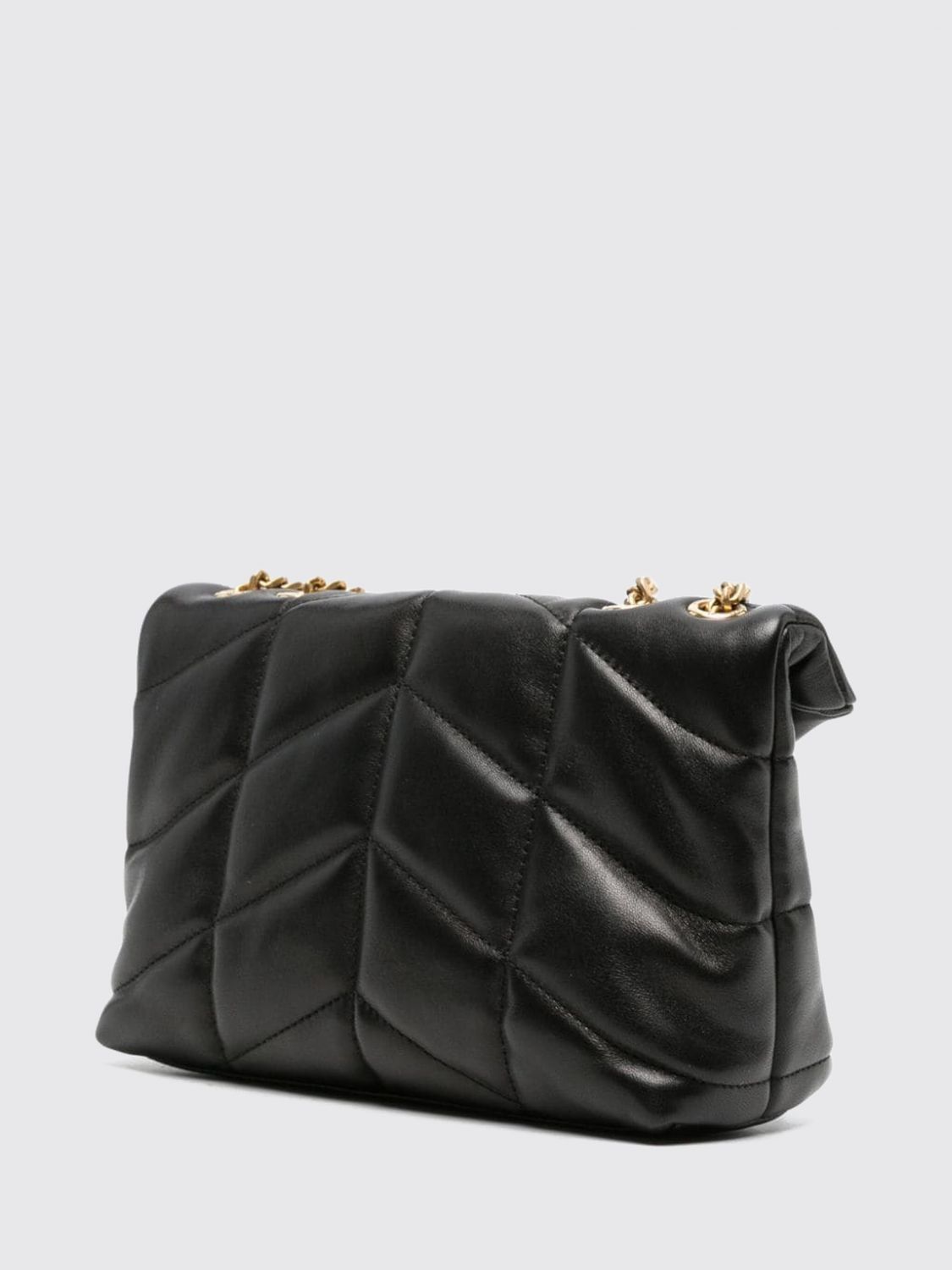 Saint Laurent Women Saint Laurent Puffer Matelasse Lambskin Mini Bag With Ysl Monogram SAINT LAURENT