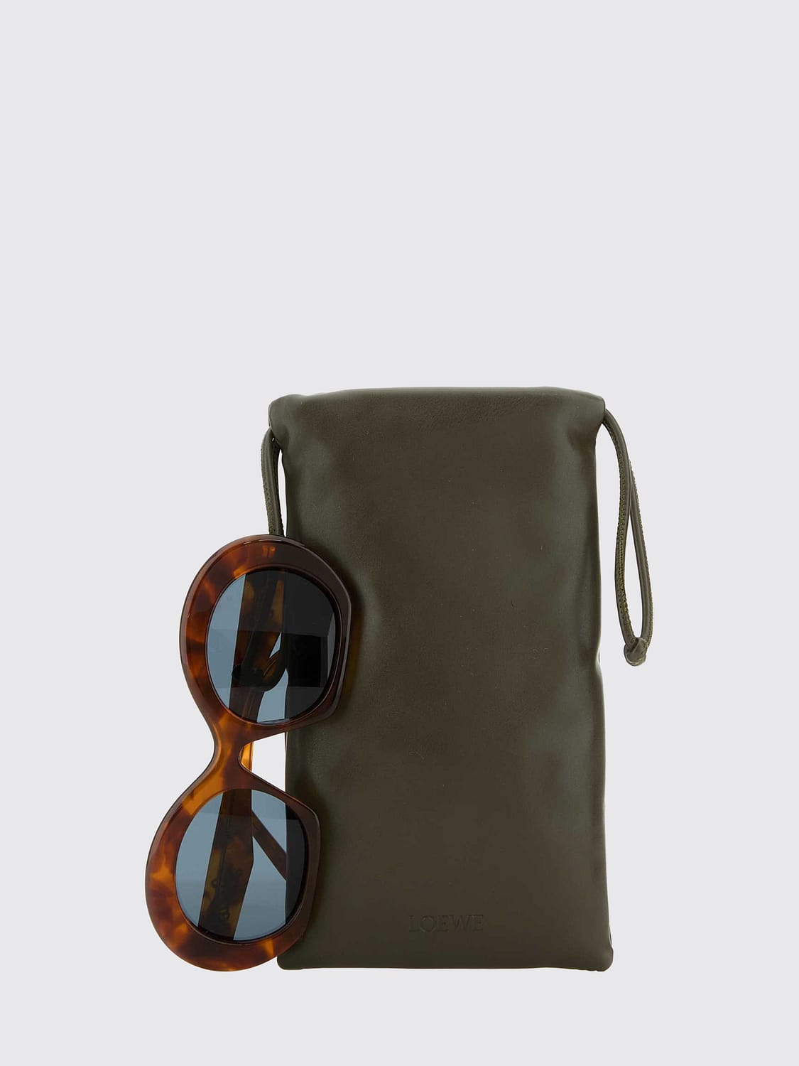 Loewe Men Cat-Eye Sunglasses Loewe In Tortoiseshell Acetate With Logo Lettering LOEWE