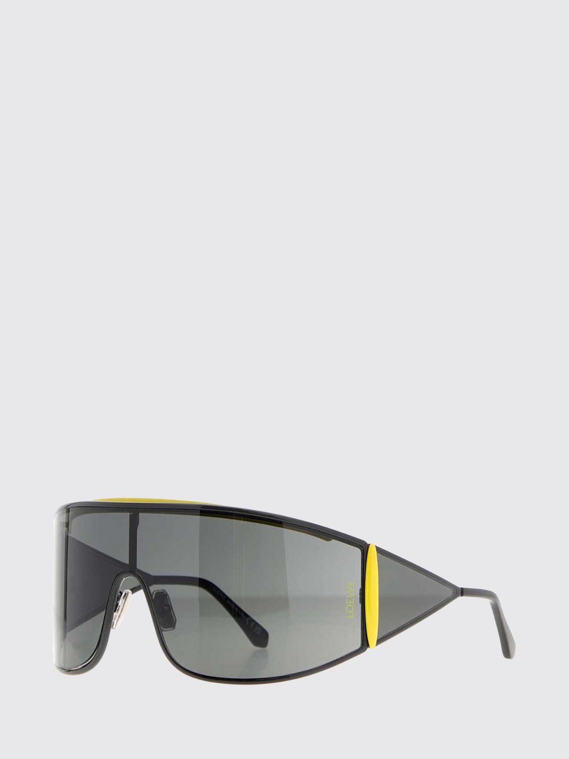 Loewe Men Metal Mask Sunglasses Loewe With Adjustable Nose Pads LOEWE