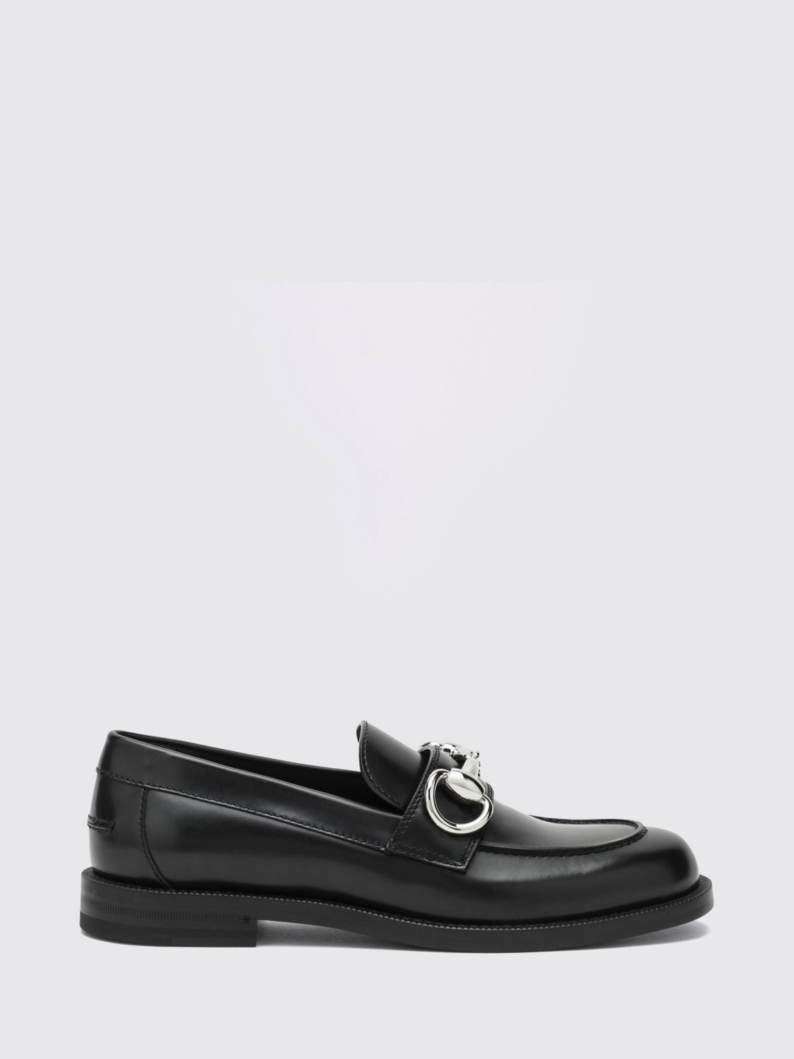 Gucci Women Boulevard Gucci Smooth Leather Loafers With Gold-Tone Horsebit GUCCI