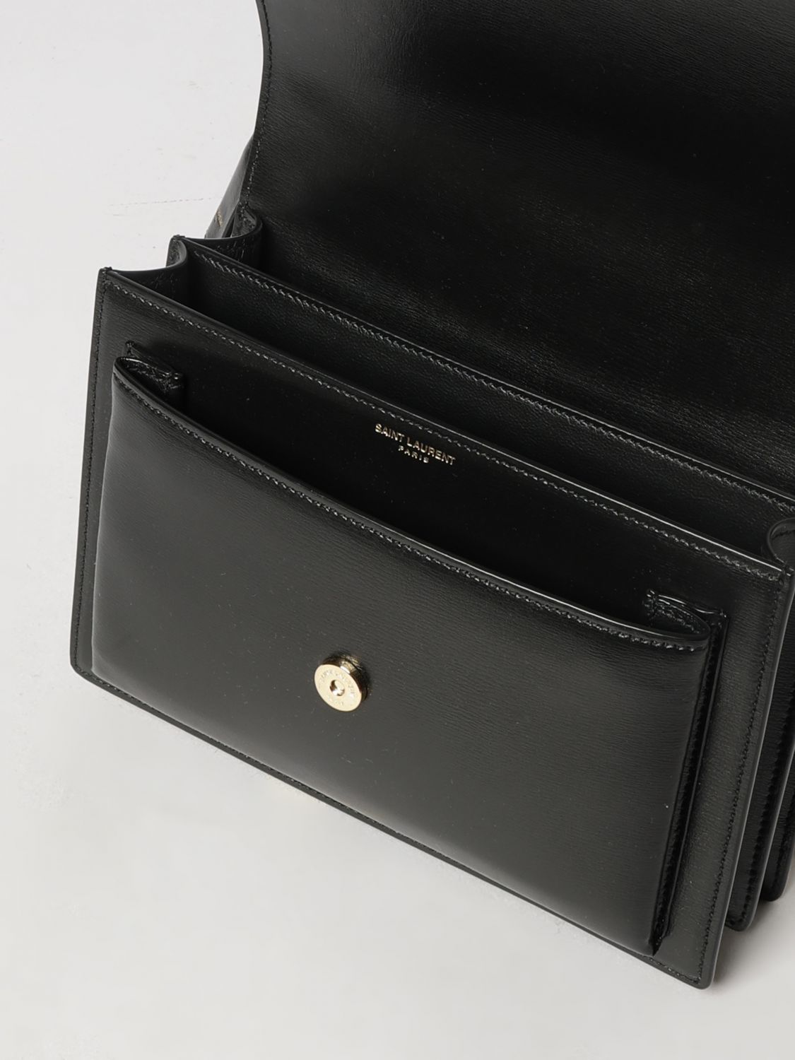 Saint Laurent Women Saint Laurent Sunset Medium Leather Shoulder Bag With Ysl Monogram SAINT LAURENT