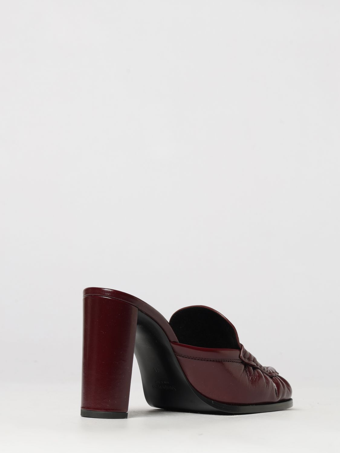 Saint Laurent Women Saint Laurent Le Loafer High-Heeled Leather Mules With Ysl Monogram SAINT LAURENT