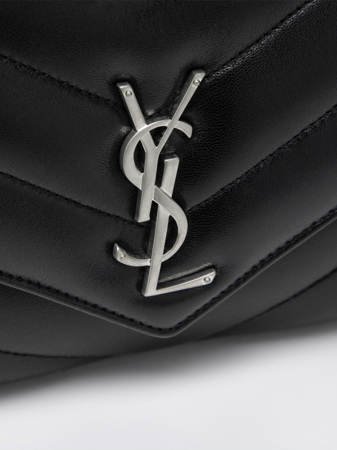 Saint Laurent Women Loulou Shoulder Bag Saint Laurent In Matelasse Leather With Ysl Monogram SAINT LAURENT
