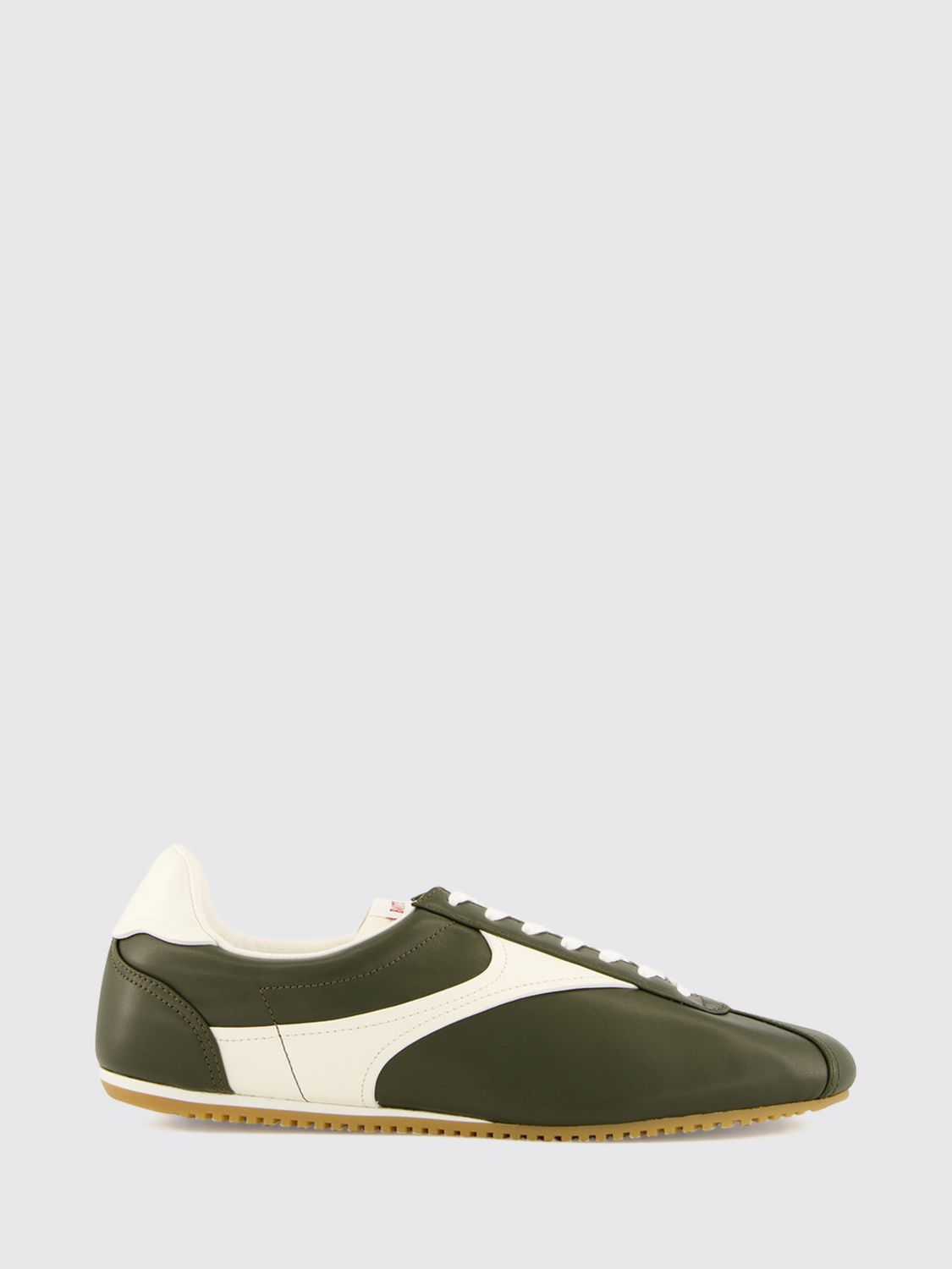 Bottega Veneta Men Bottega Veneta Shot Bicolor Abstract Pattern Calfskin Leather Sneakers BOTTEGA VENETA