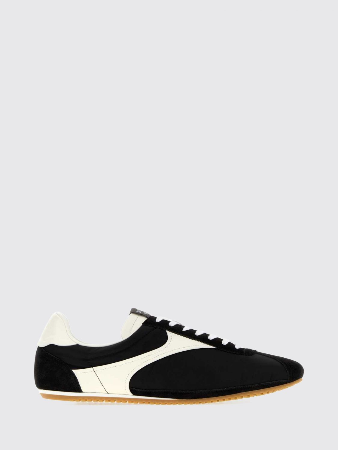 Bottega Veneta Men Shot Low Top Trainers Bottega Veneta In Bicolour Leather And Technical Fabric With Rubber Sole BOTTEGA VENETA