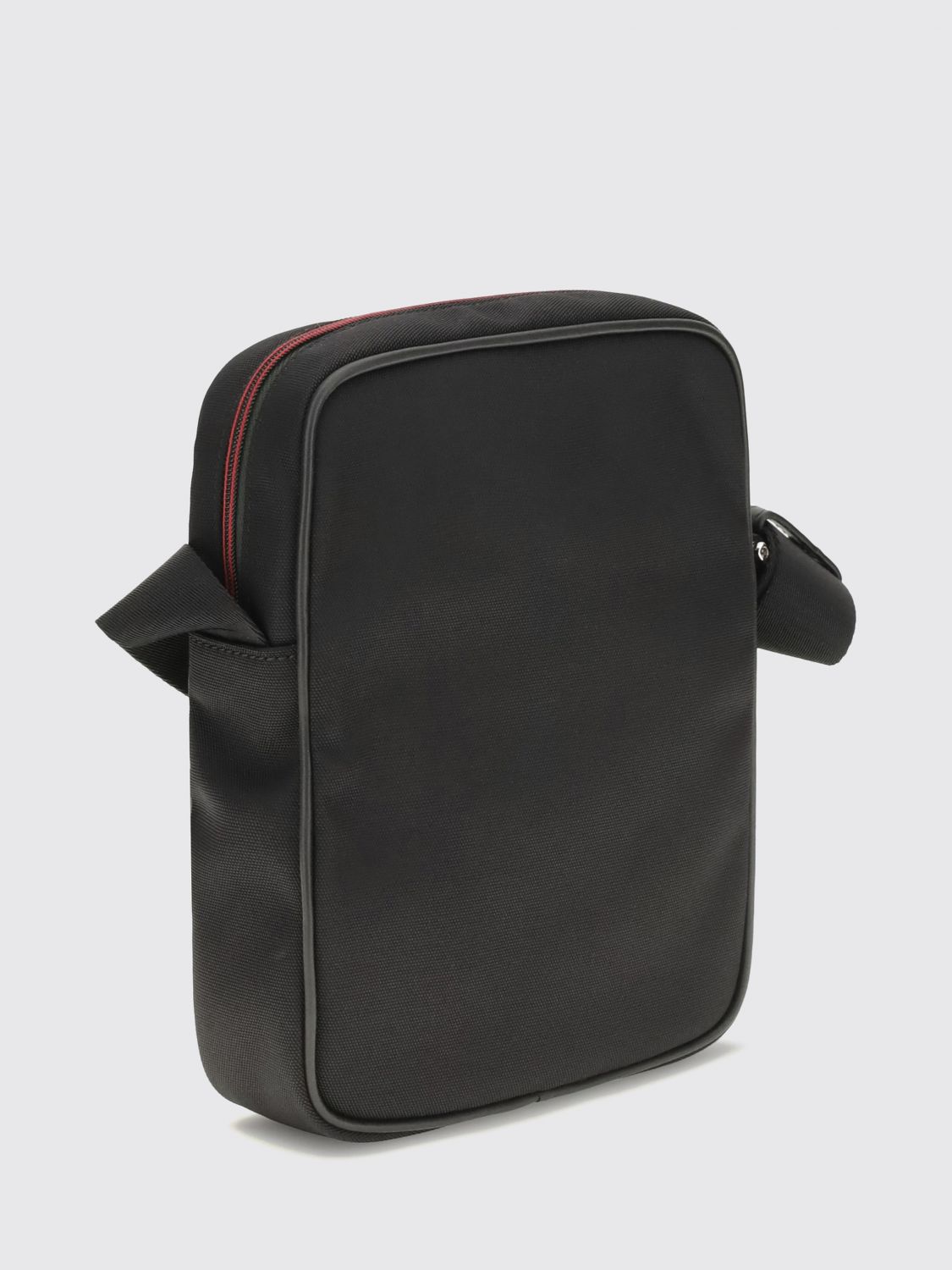 Gucci Men Canvas Crossbody Bag Gucci With Applied Logo And Zip Closure GUCCI