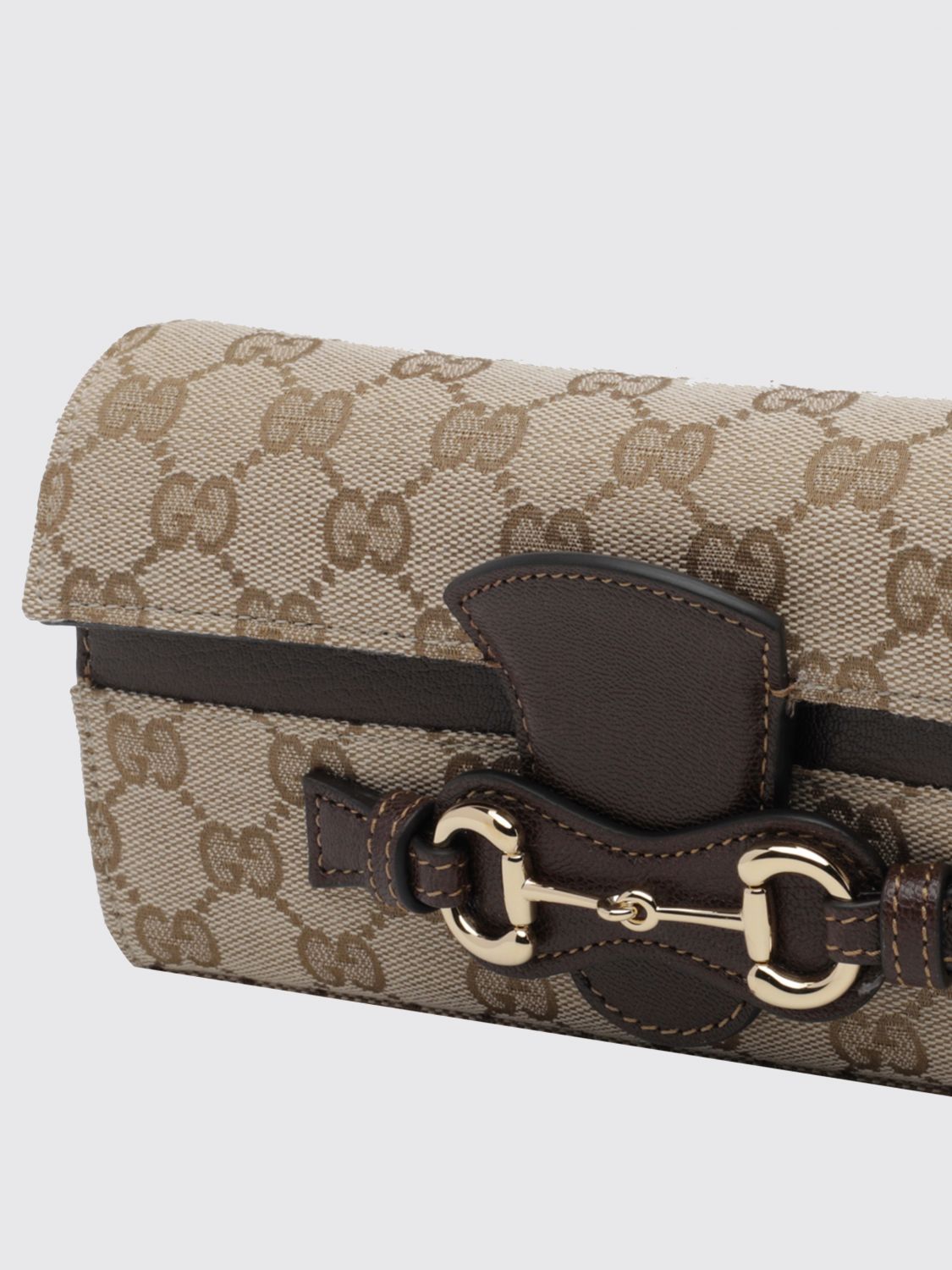 Gucci Women Gucci Horsebit Gg Supreme Fabric Mini Crossbody Bag With Horsebit Detail GUCCI