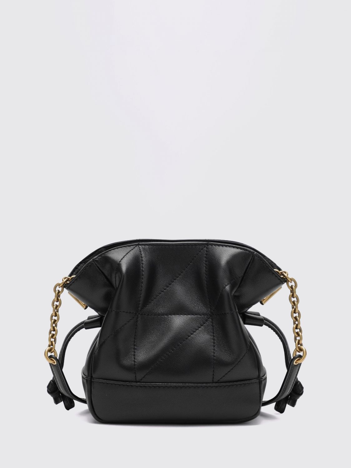 Saint Laurent Women Jamie Ysl Monogram Lambskin Leather Mini Bucket Bag Saint Laurent SAINT LAURENT