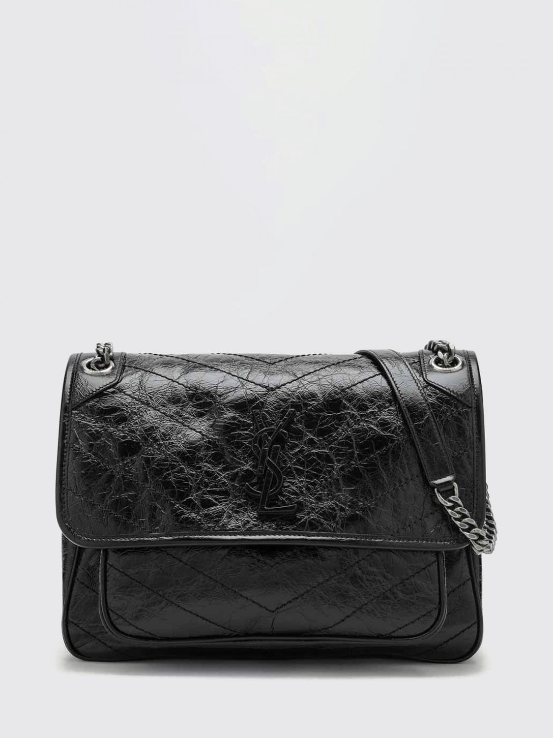 Saint Laurent Women Saint Laurent Medium Niki Crossbody Bag In Chevron Calfskin SAINT LAURENT
