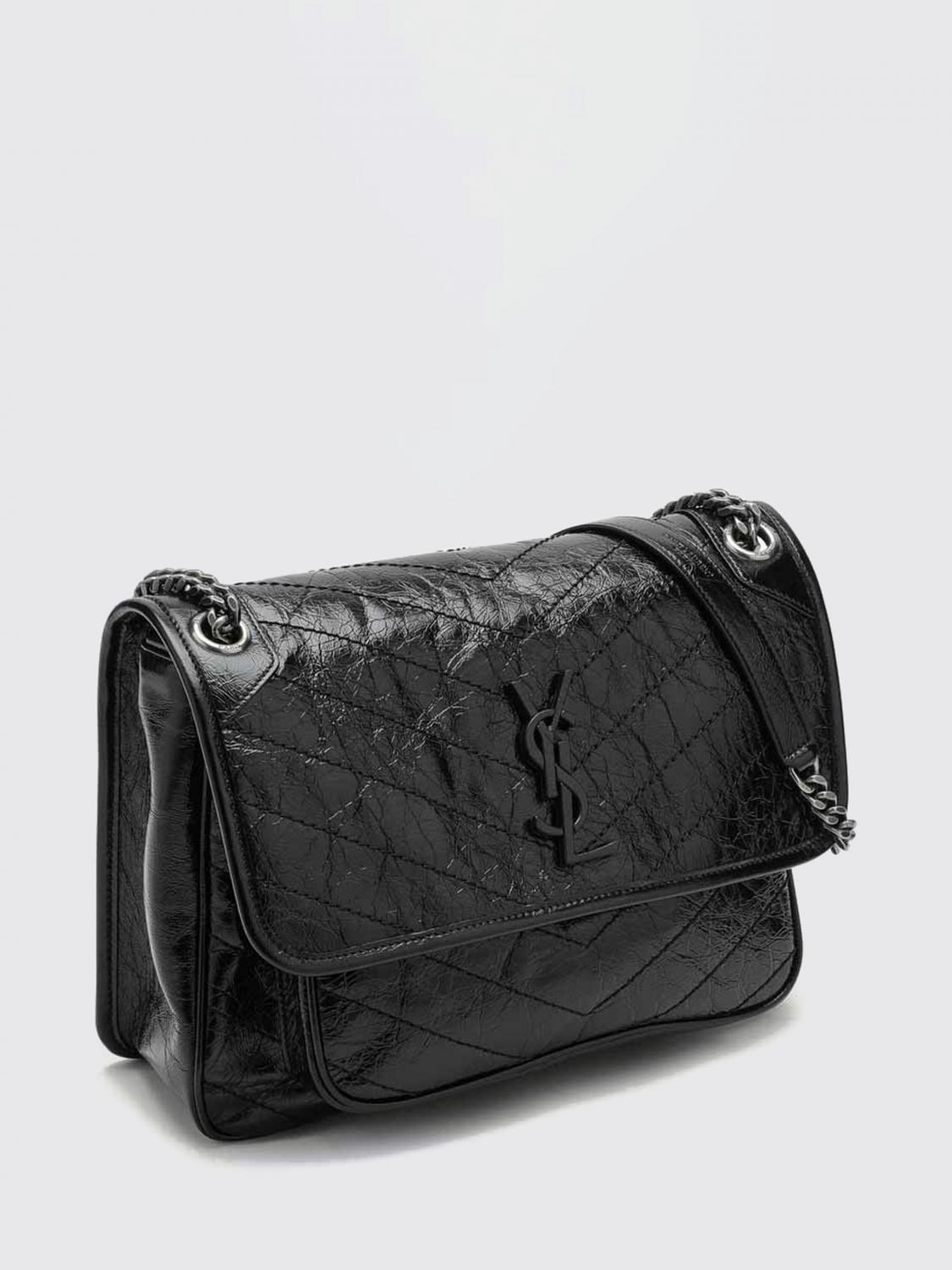 Saint Laurent Women Saint Laurent Medium Niki Crossbody Bag In Chevron Calfskin SAINT LAURENT