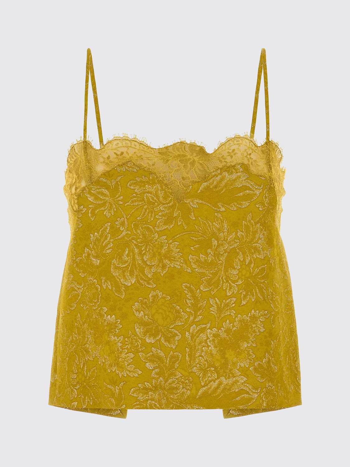 Saint Laurent Women Off-The-Shoulder Embroidered Lace Evening Top Saint Laurent SAINT LAURENT