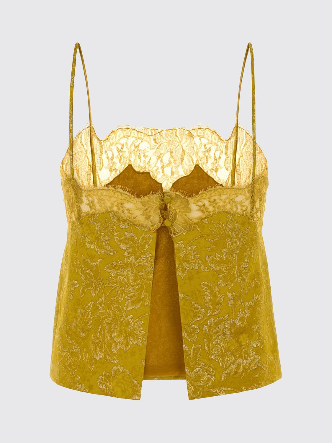Saint Laurent Women Off-The-Shoulder Embroidered Lace Evening Top Saint Laurent SAINT LAURENT