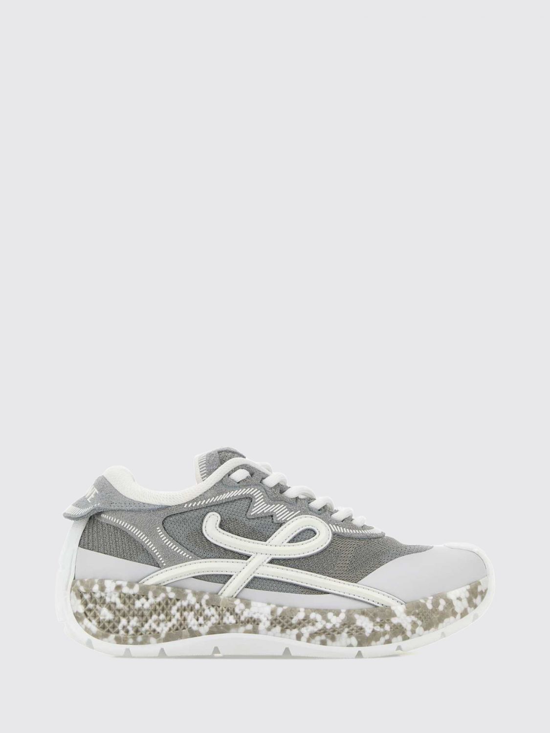 Loewe Women Pogo Suede And Technical Fabric Low-Top Sneakers Loewe LOEWE