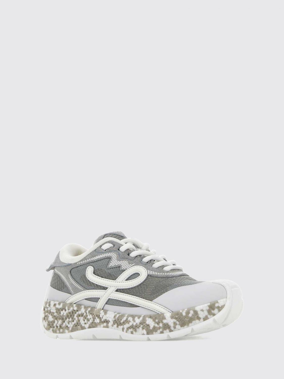 Loewe Women Pogo Suede And Technical Fabric Low-Top Sneakers Loewe LOEWE