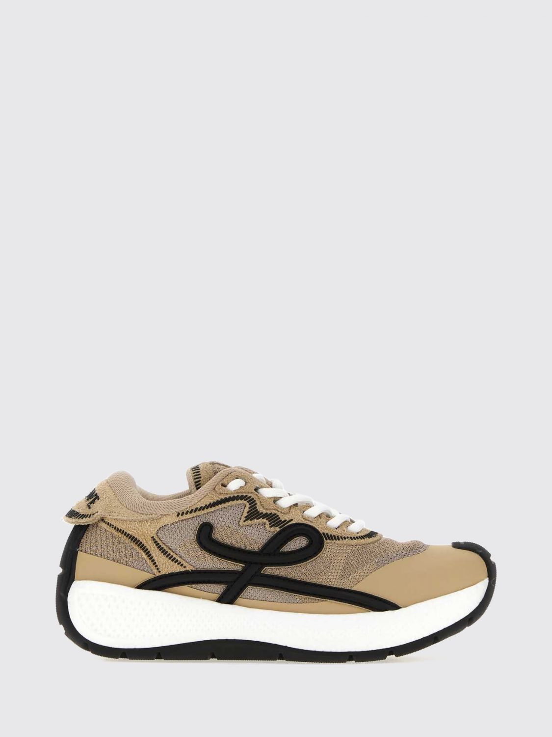 Loewe Women Pogo Suede And Technical Fabric Low-Top Sneakers Loewe LOEWE