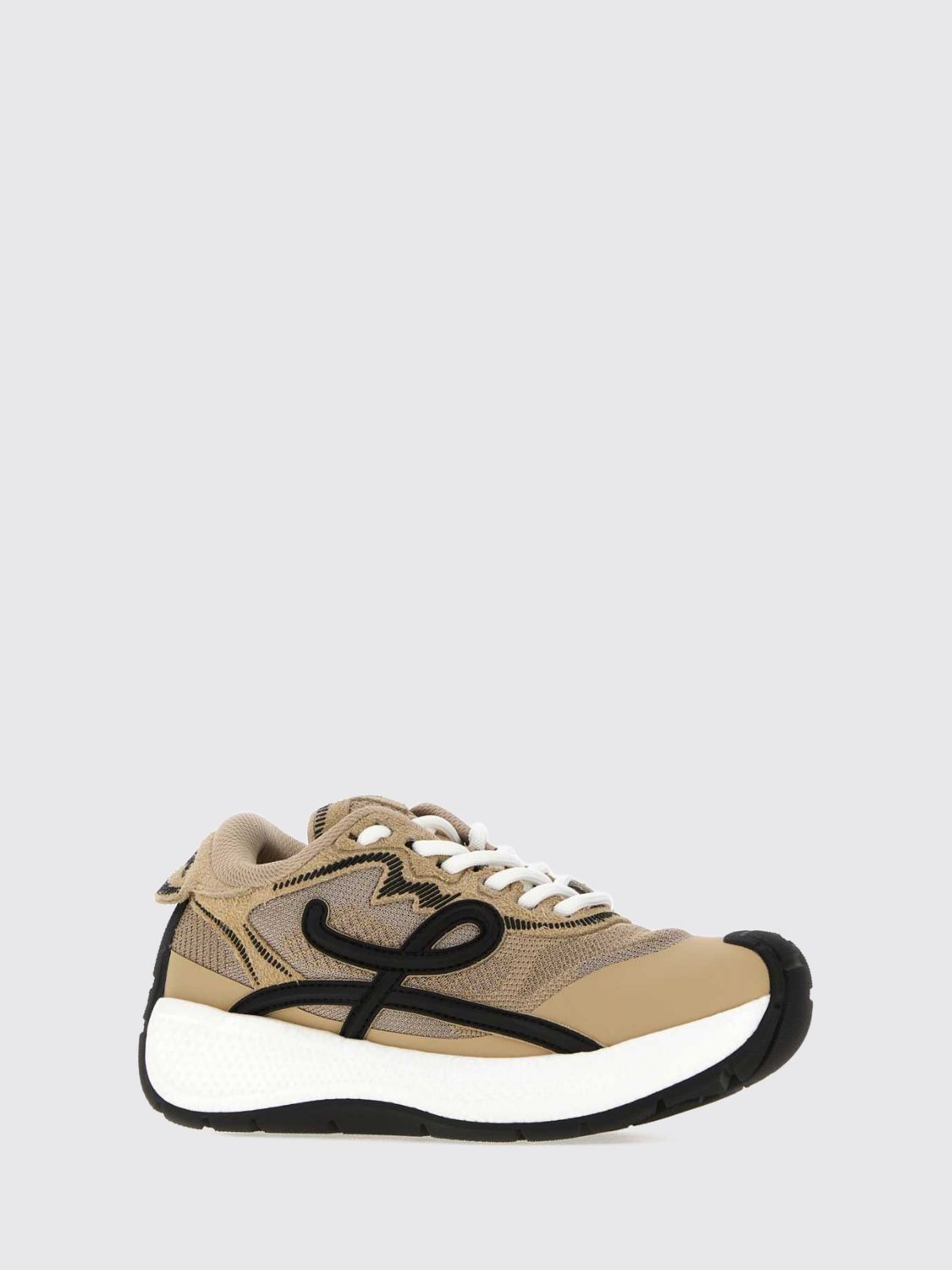 Loewe Women Pogo Suede And Technical Fabric Low-Top Sneakers Loewe LOEWE
