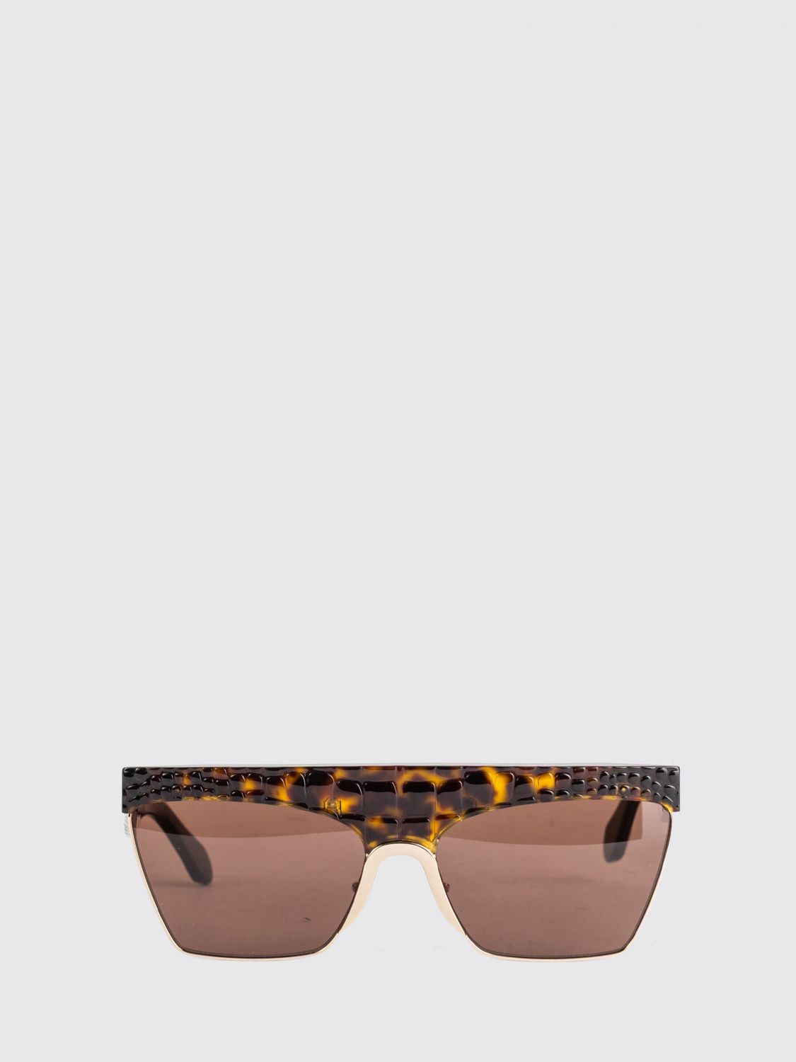 Alai�A Women Alaia Rectangular Acetate Sunglasses With Croc-Effect Pattern ALAIA