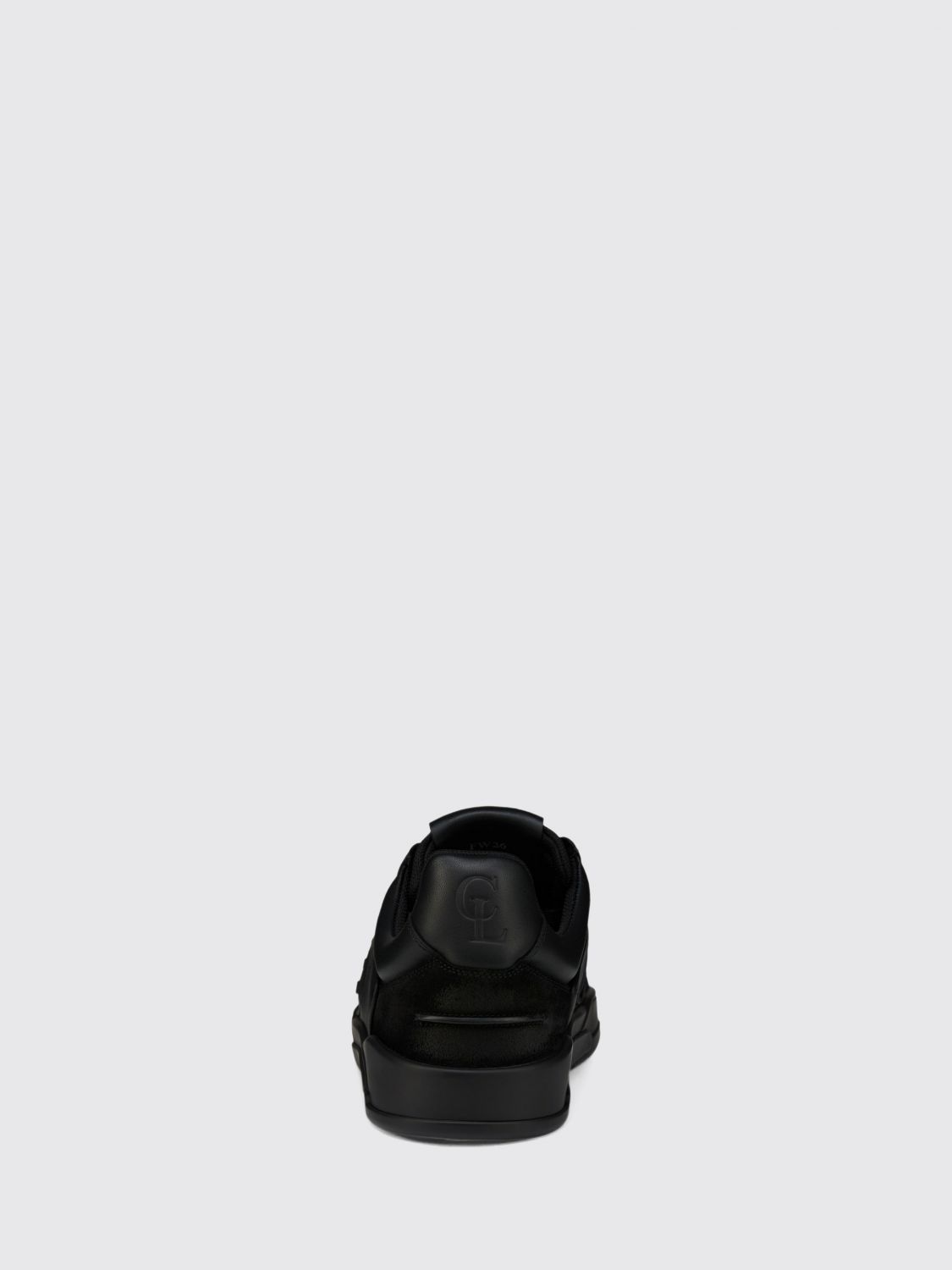 Christian Louboutin Men Christian Louboutin Bsktball 1 Retro Calfskin And Mesh Low Top Trainers CHRISTIAN LOUBOUTIN