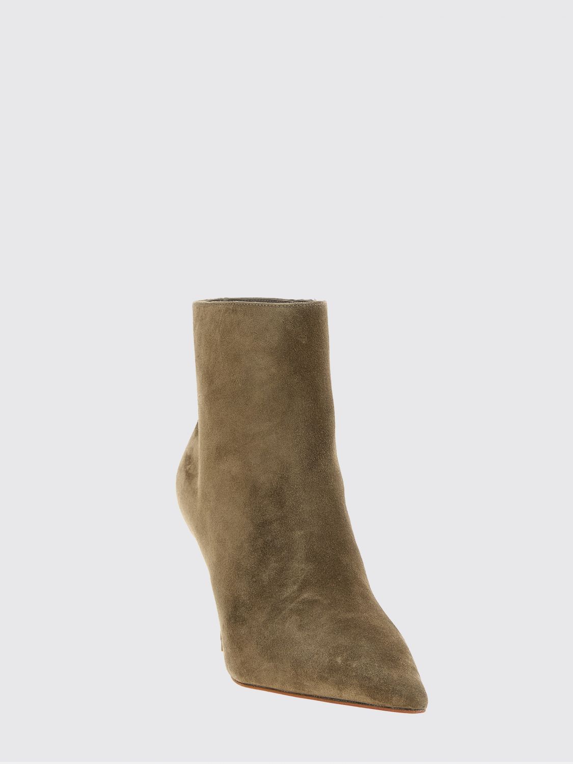 Christian Louboutin Women Christian Louboutin Miss Z Suede Ankle Boots With Stiletto Heel And Zip CHRISTIAN LOUBOUTIN