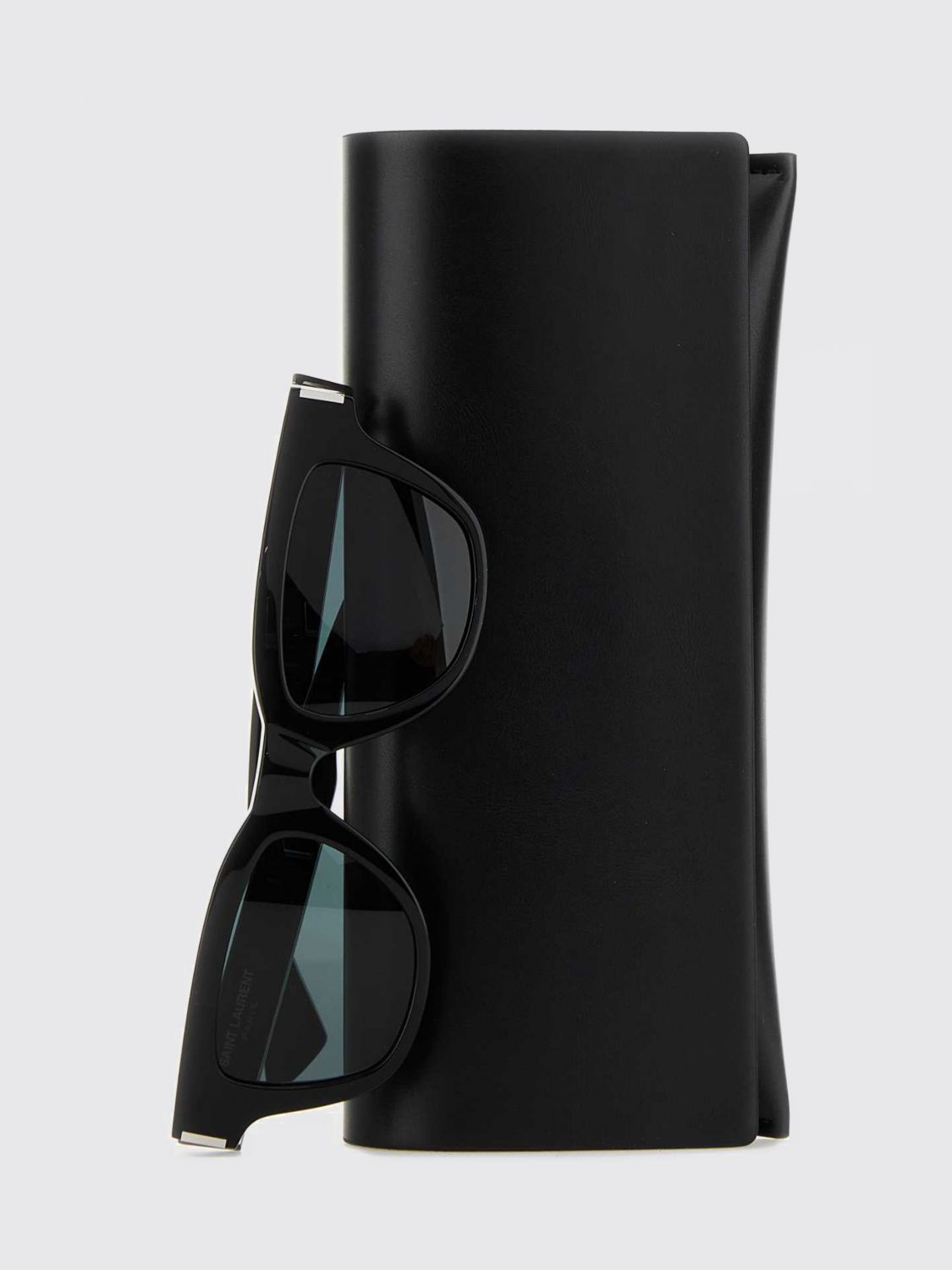 Saint Laurent Men Saint Laurent Cat-Eye Acetate Sunglasses With Smoked Lenses SAINT LAURENT