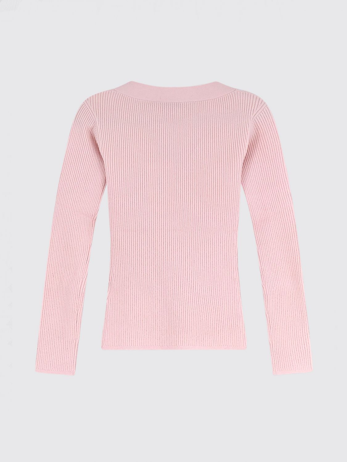 Max Mara Women Ribbed V-Neck Max Mara Cardigan In Wool And Cashmere MAX MARA