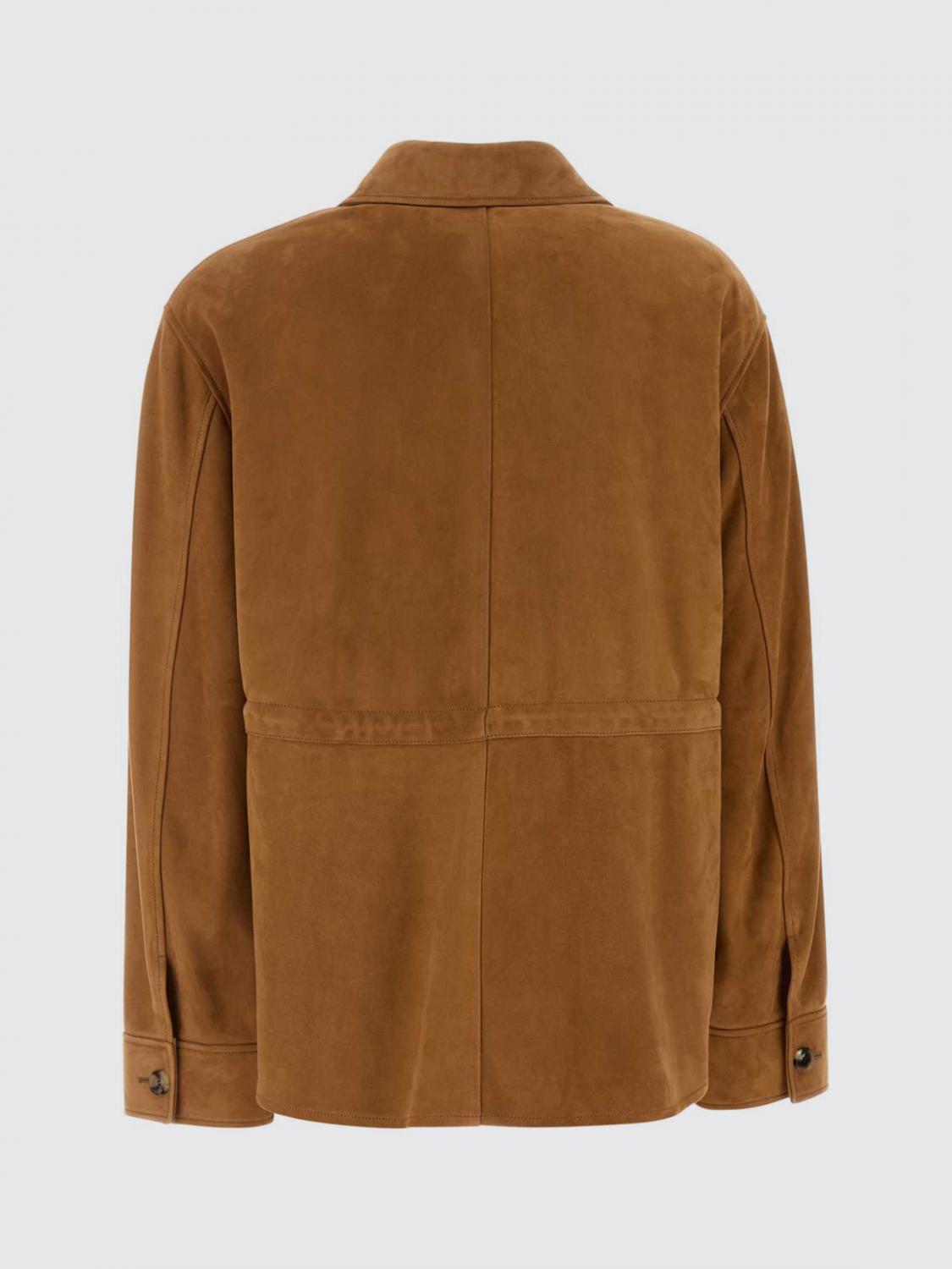 Loewe Women Loewe Suede Sheepskin Shirt Jacket With Patch Pockets LOEWE