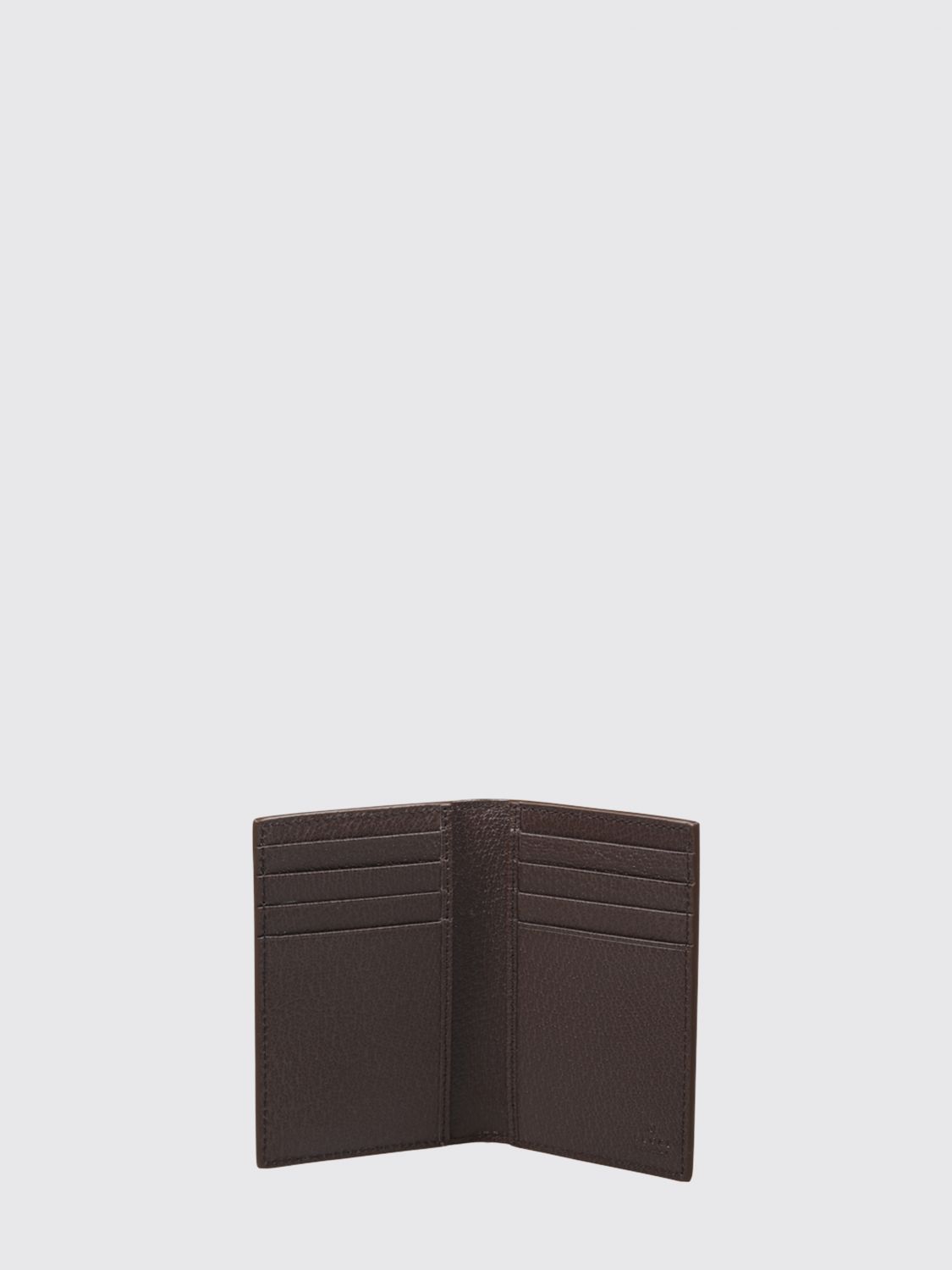 Gucci Men Bifold Card Holder Gucci In Gg Supreme Canvas With Leather Details GUCCI