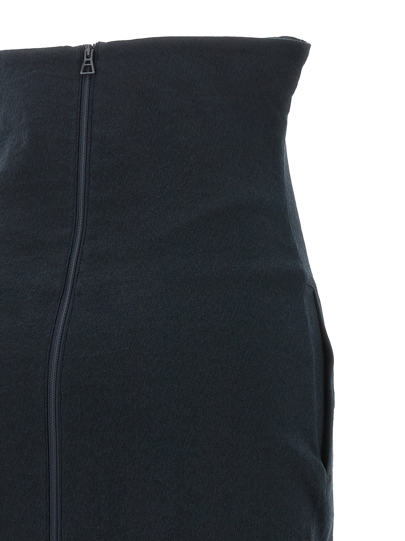 Issey Miyake Women 'Allow' Long Skirt With Zip ISSEY MIYAKE