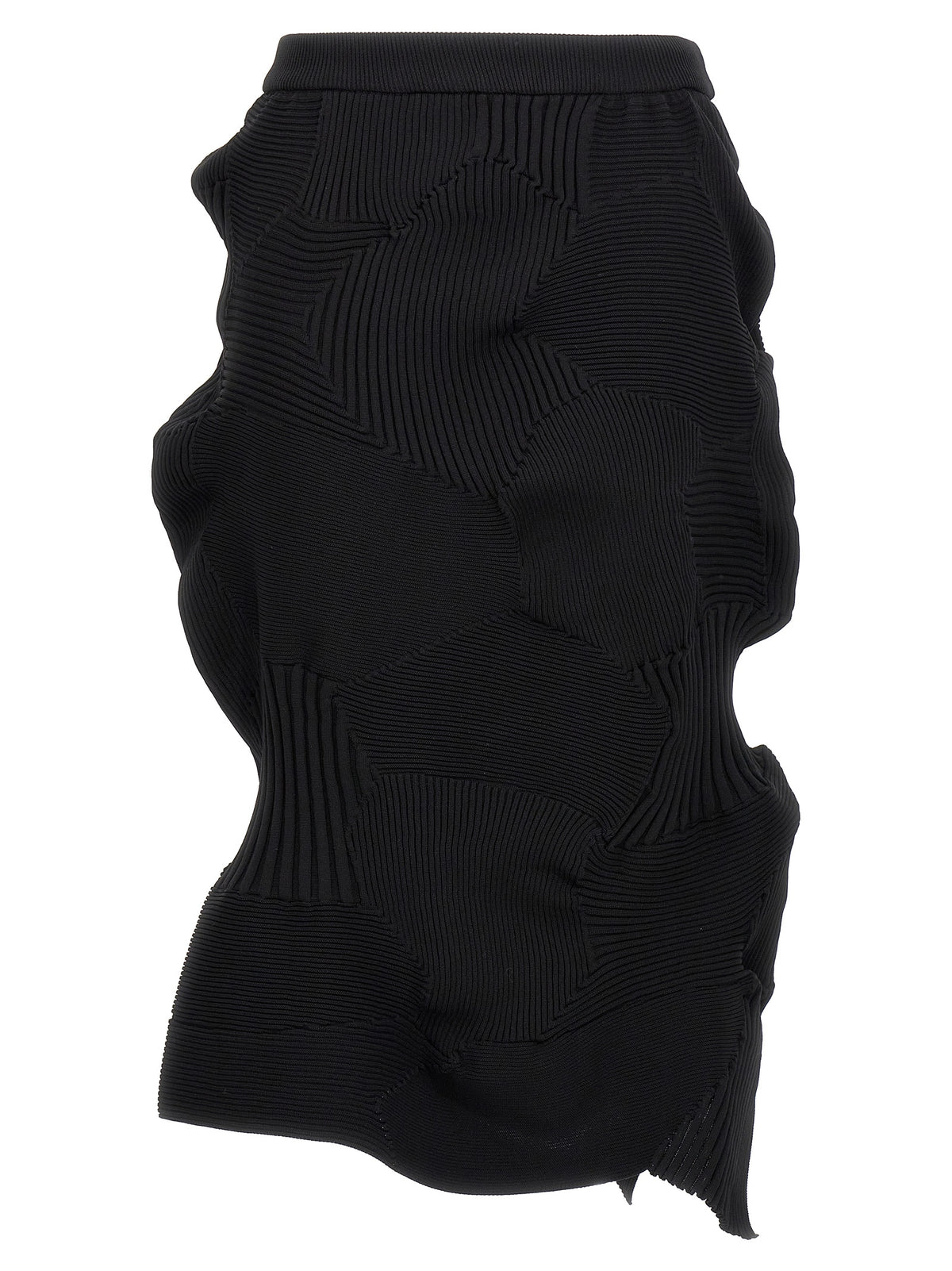 Issey Miyake Women Black 'Kone Kone' Skirt ISSEY MIYAKE