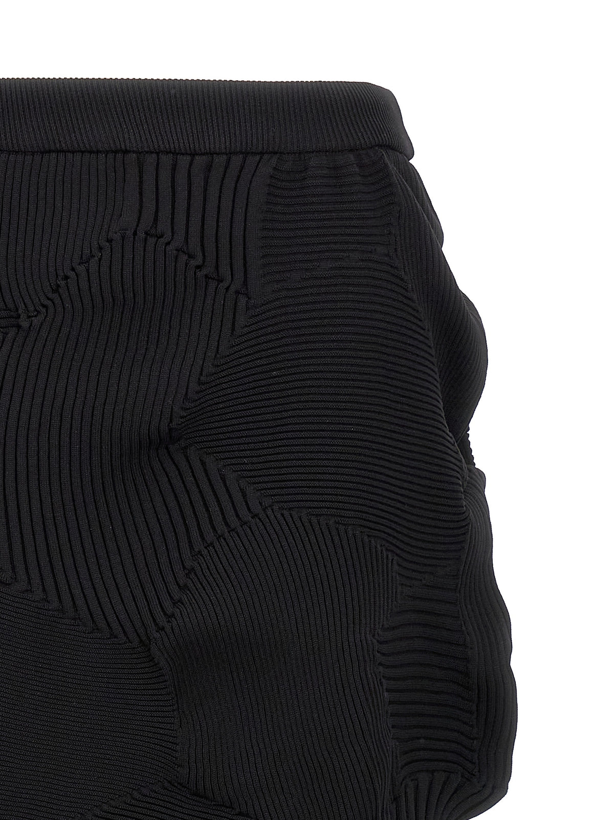 Issey Miyake Women Black 'Kone Kone' Skirt ISSEY MIYAKE