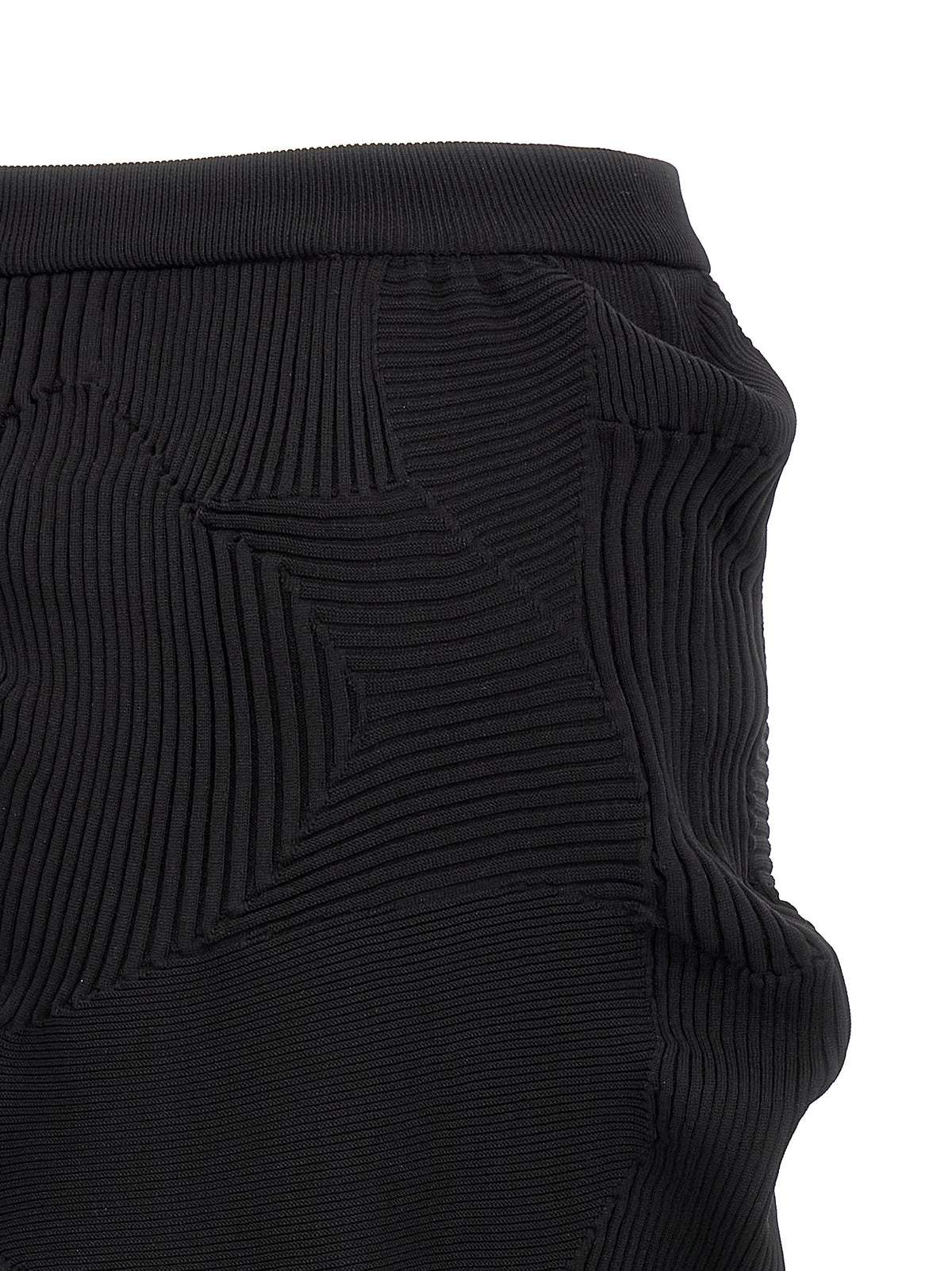 Issey Miyake Women Black 'Kone Kone' Skirt ISSEY MIYAKE