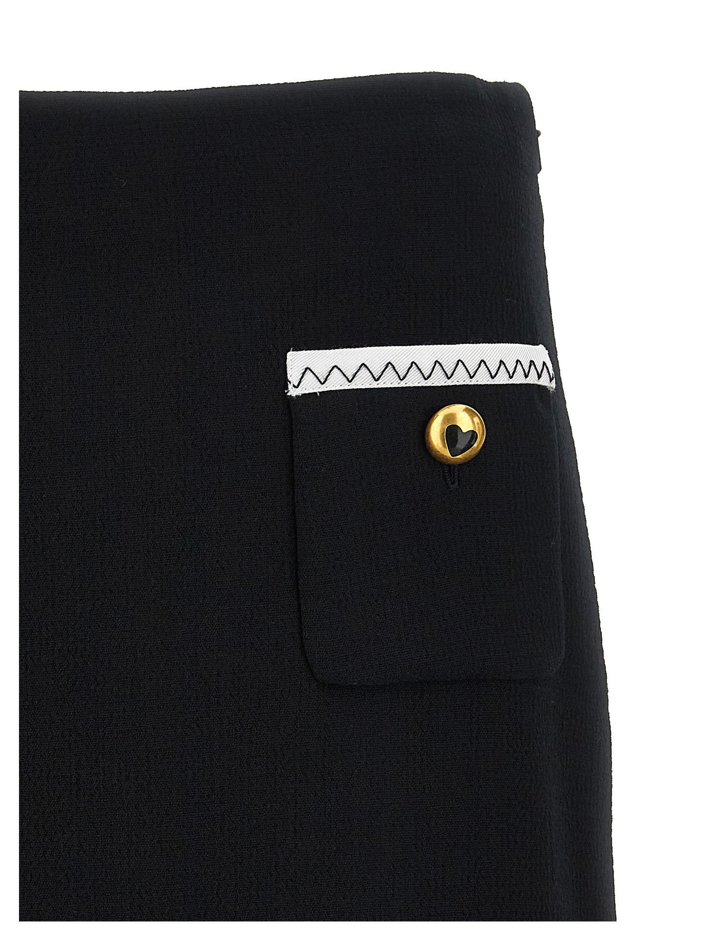 Moschino Women Heart Button Skirt MOSCHINO