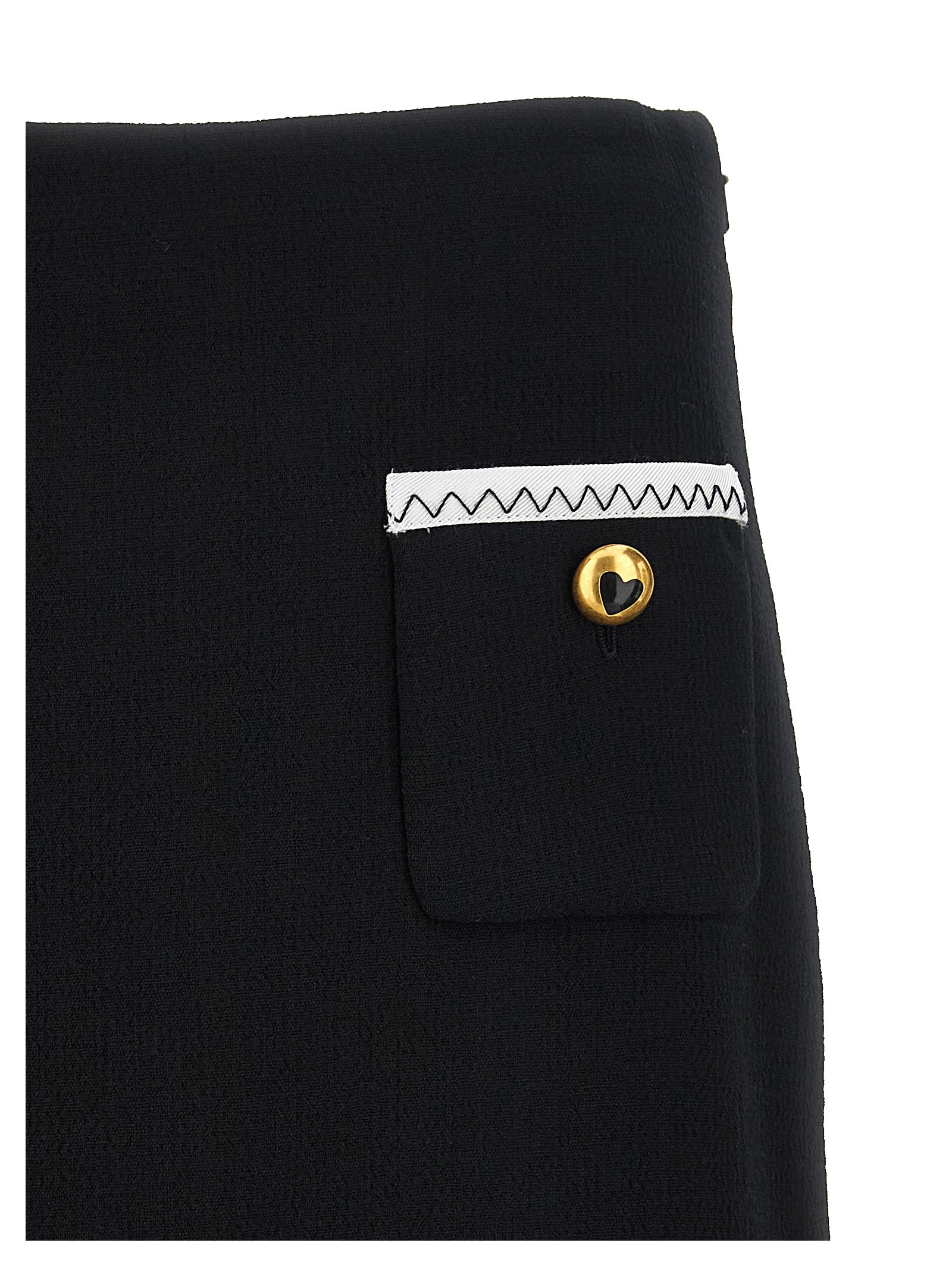 Moschino Women Heart Button Skirt MOSCHINO