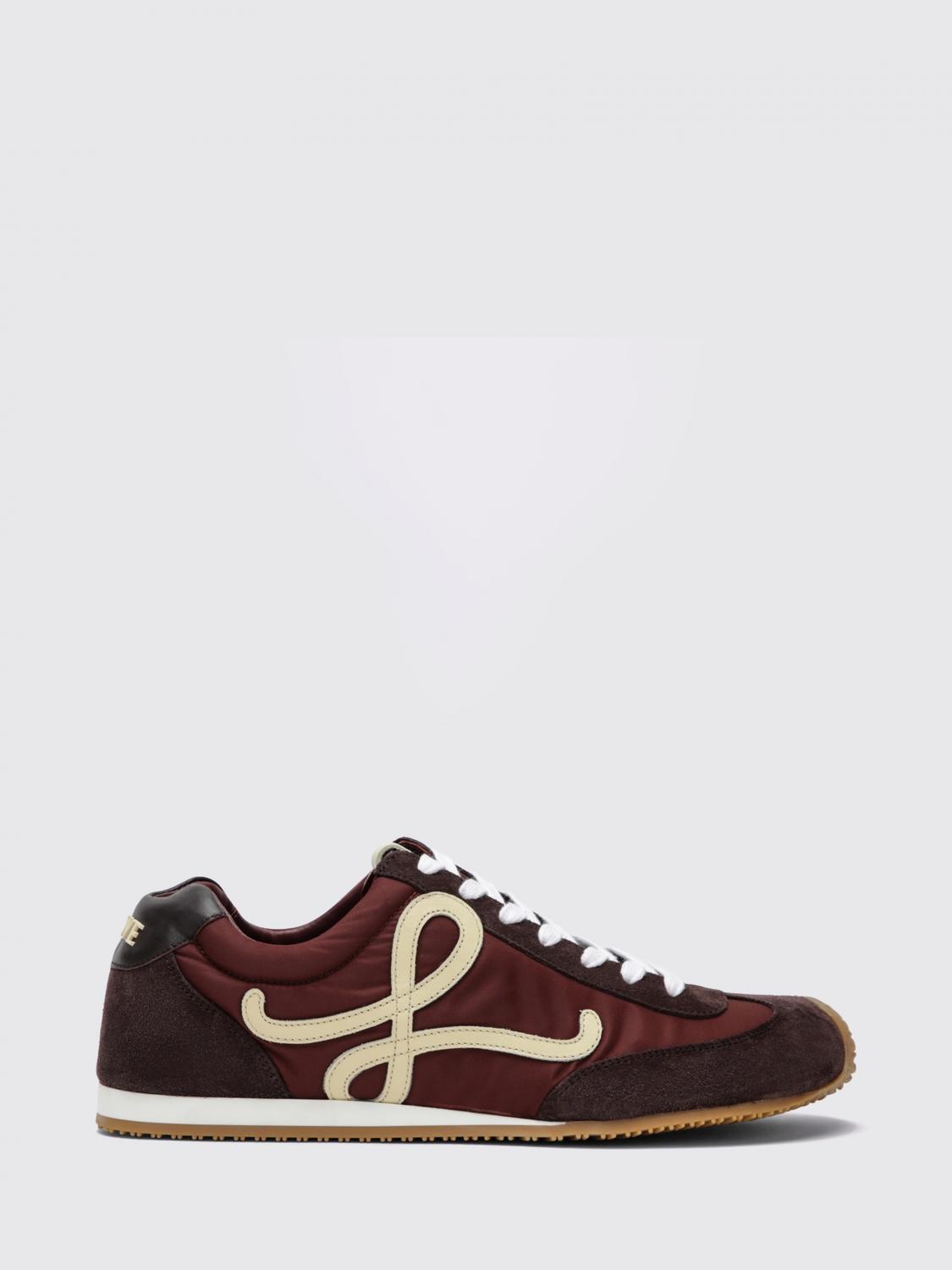 Loewe Men Ballet Runner 2.0 Nylon And Suede Trainers Loewe LOEWE