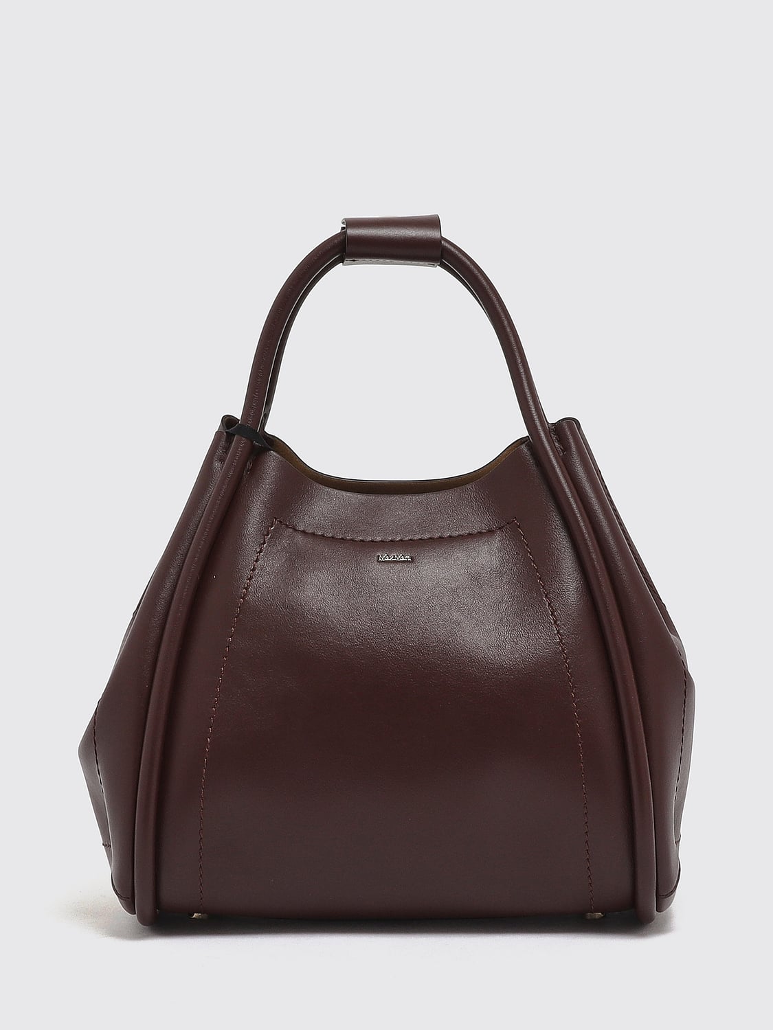 Max Mara Women Marins Smooth Leather Handbag Max Mara With Double Handle MAX MARA