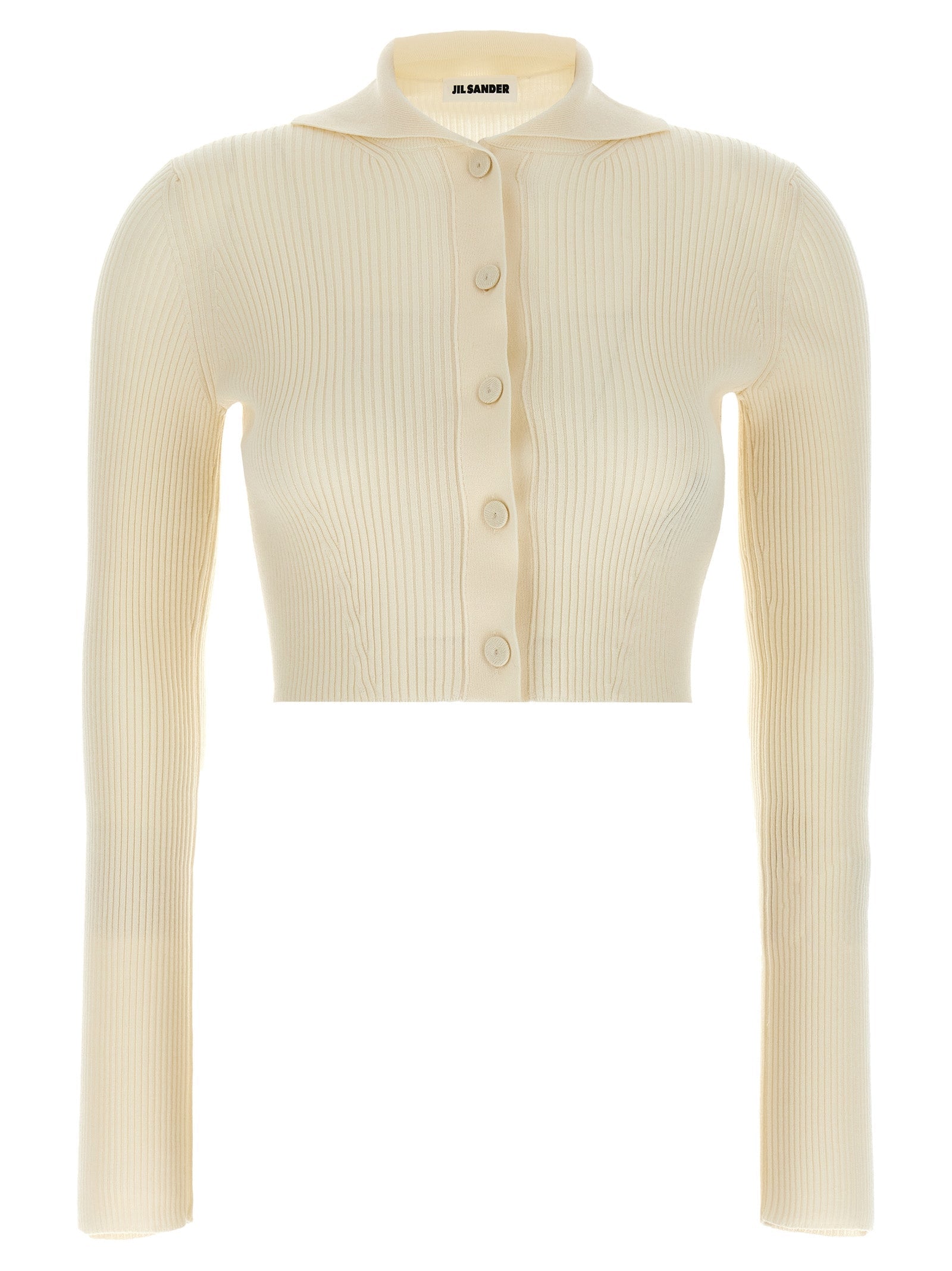 Jil Sander Women Ribbed Cardigan JIL SANDER