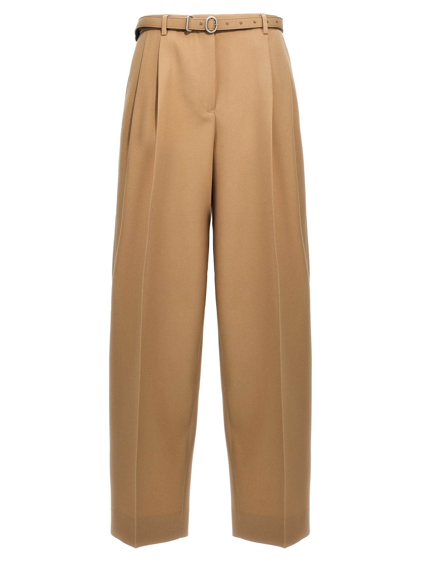 Jil Sander Women Gabardine Belt Pants JIL SANDER