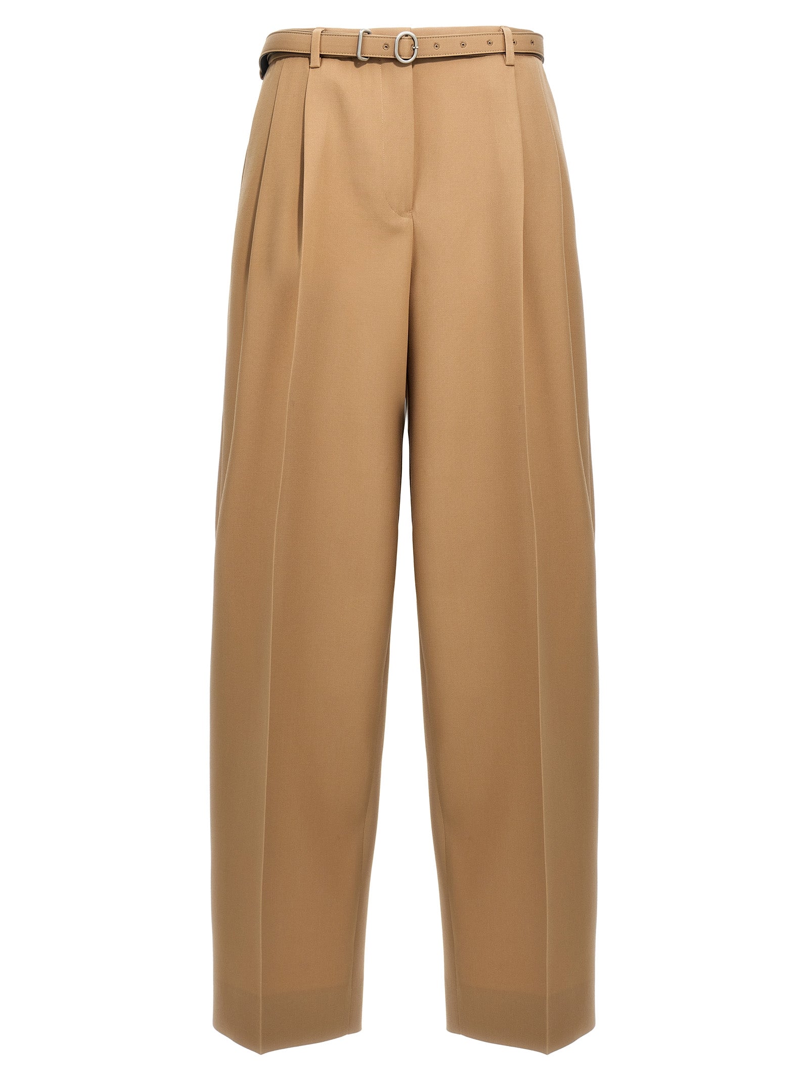Jil Sander Women Gabardine Belt Pants JIL SANDER