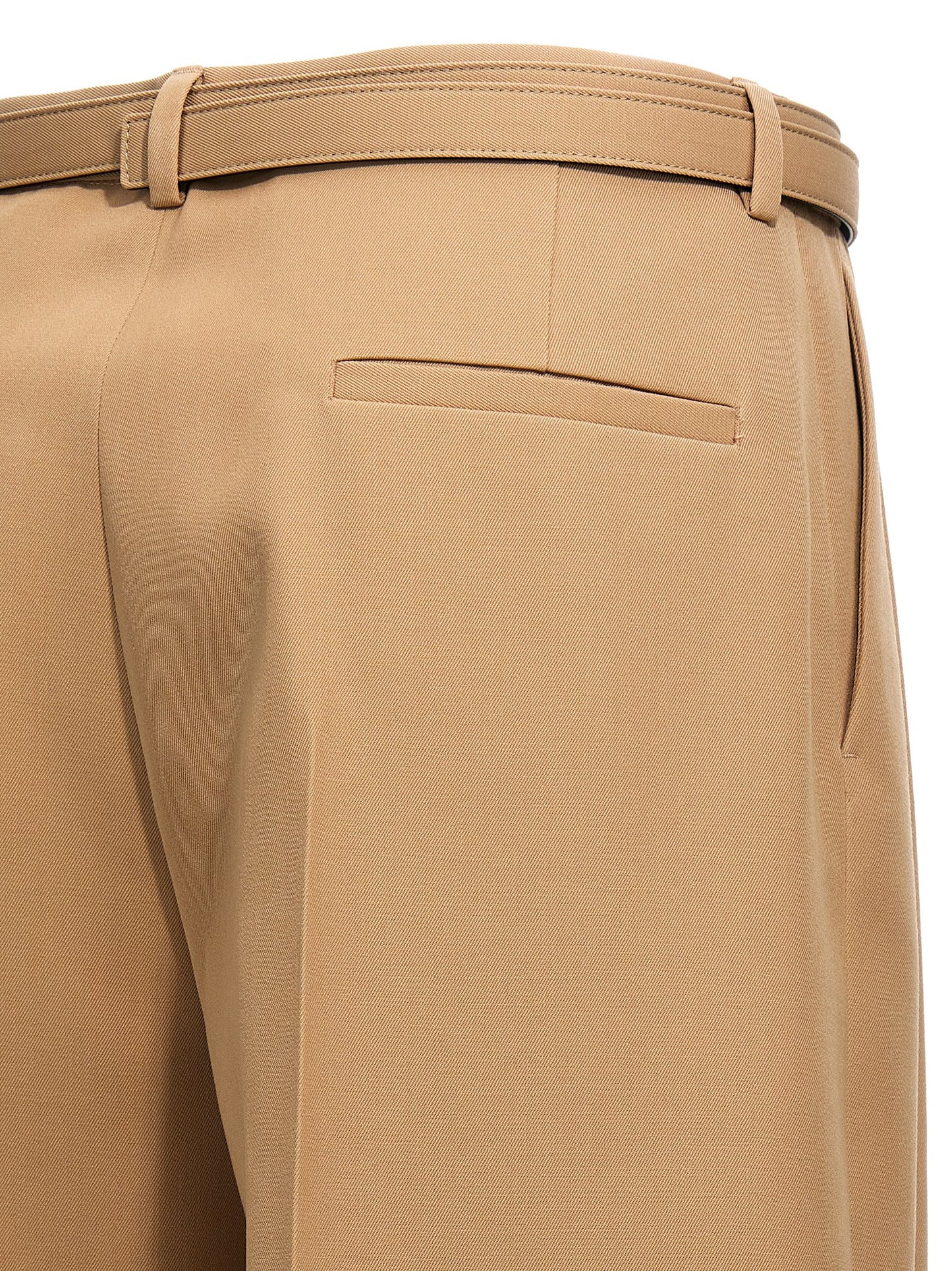 Jil Sander Women Gabardine Belt Pants JIL SANDER