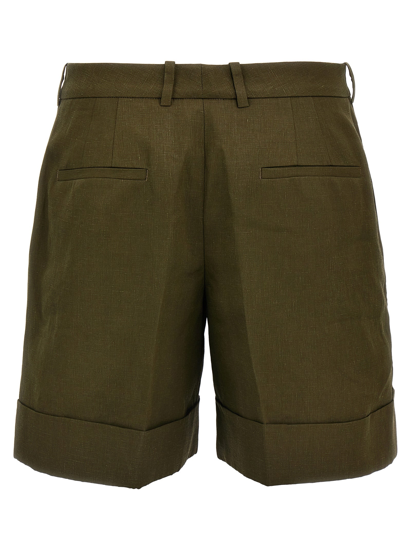Jil Sander Women Linen Bermuda Shorts JIL SANDER