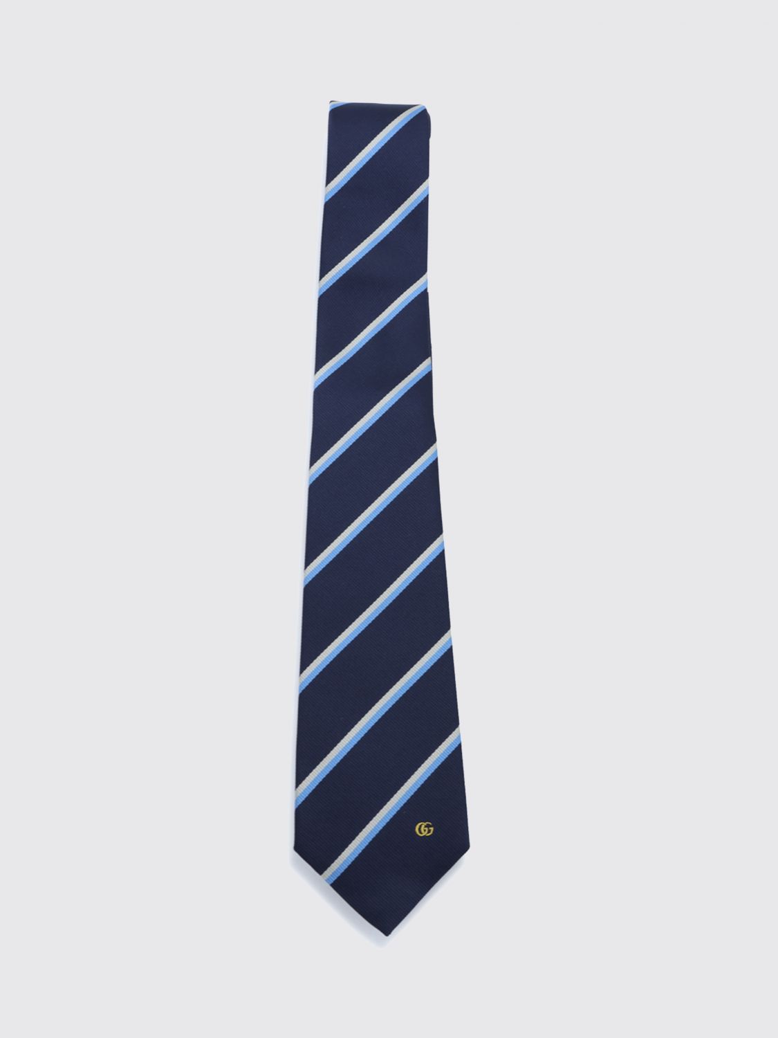Gucci Men Multicolour Striped Gg Silk Tie Gucci GUCCI