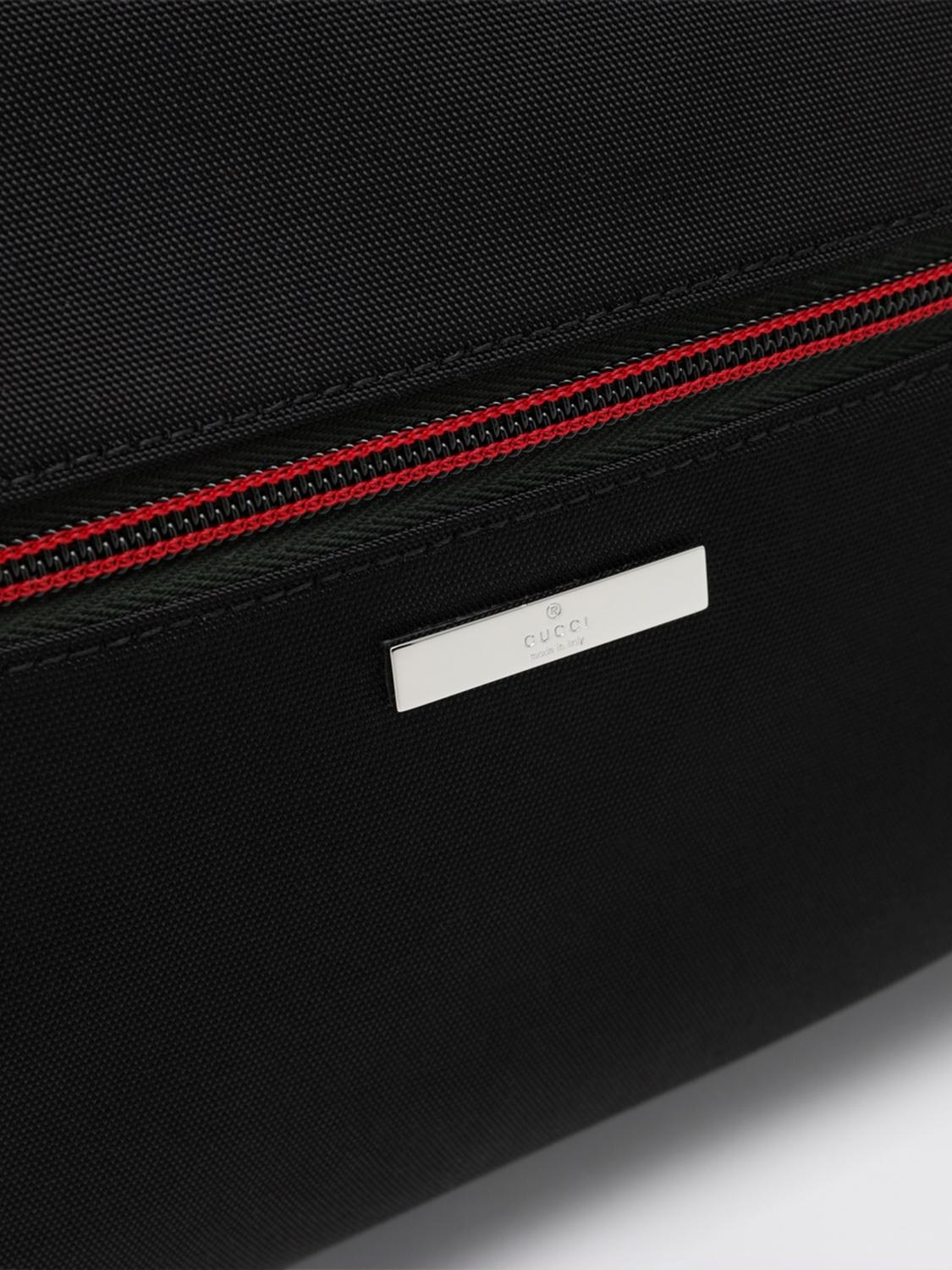 Gucci Men Essence Nylon Backpack Gucci With External Pocket And Adjustable Straps GUCCI
