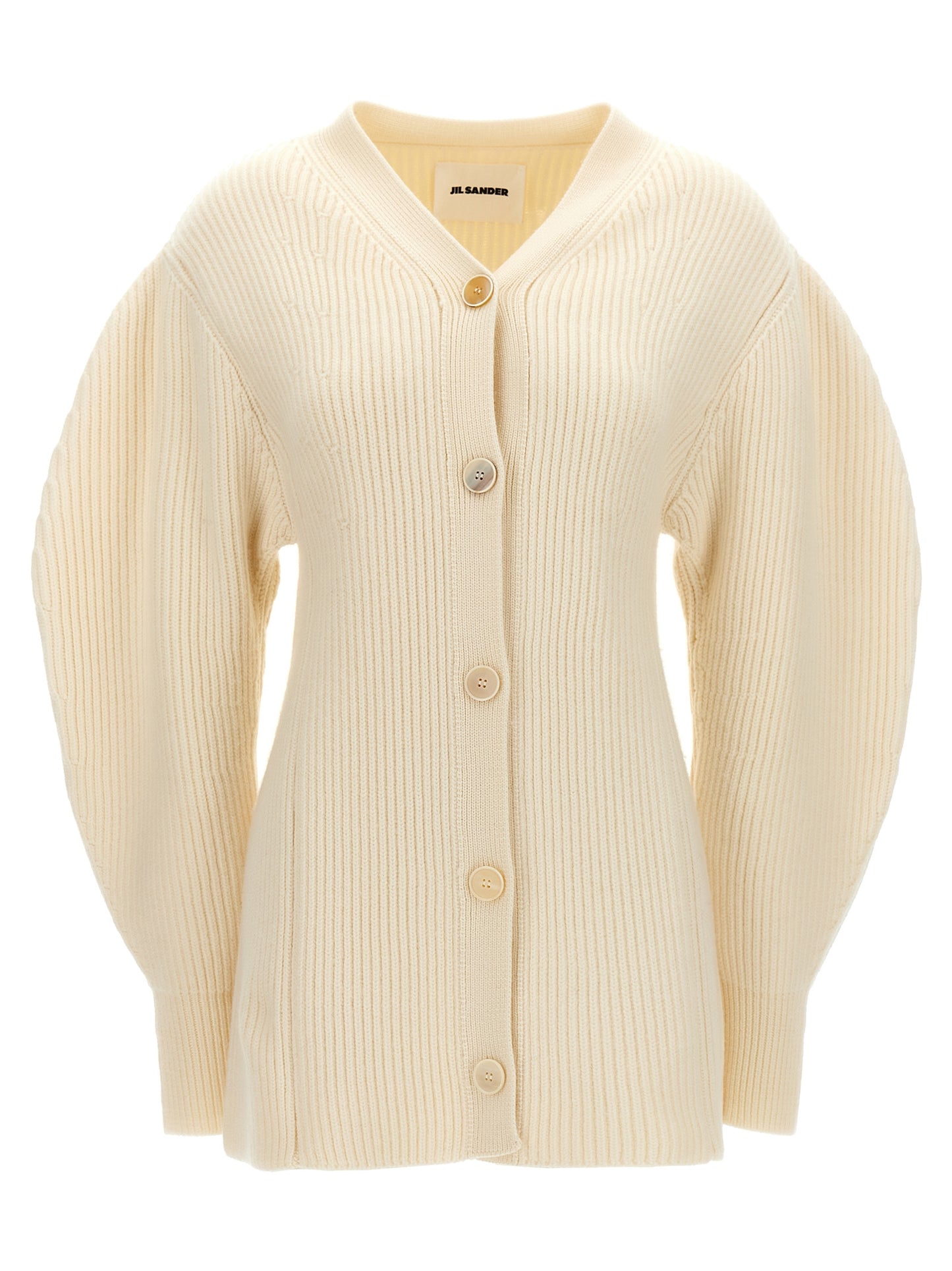 Jil Sander Women Ribbed Cardigan JIL SANDER
