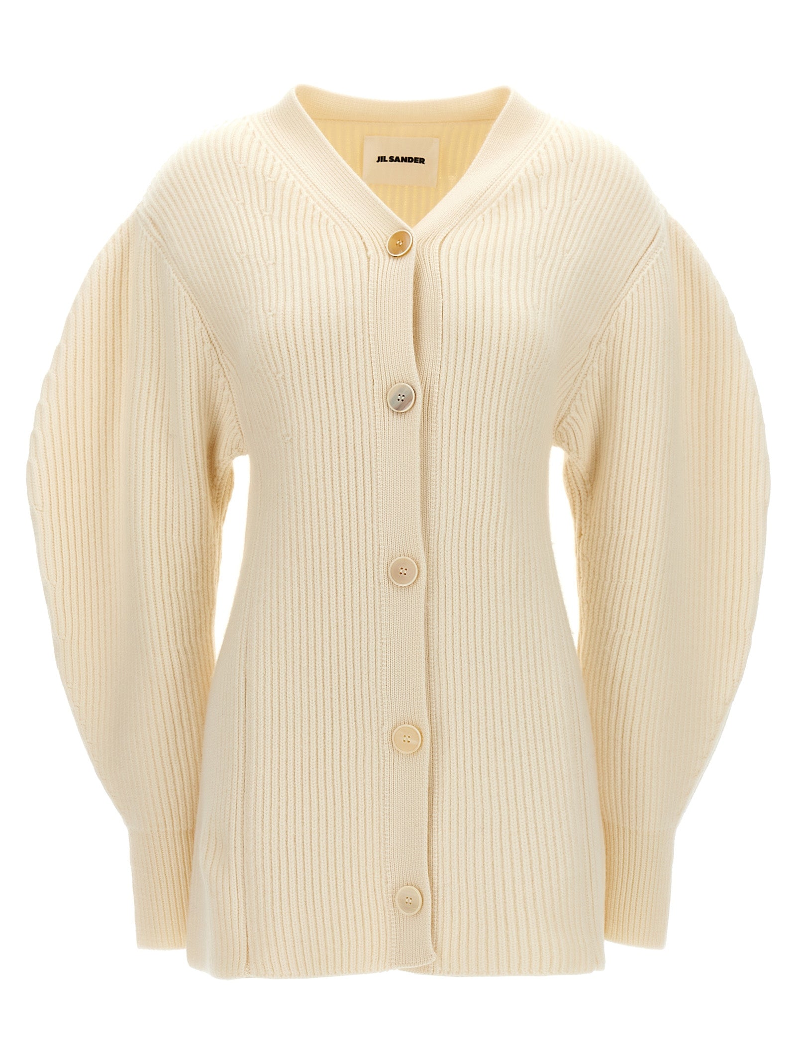 Jil Sander Women Ribbed Cardigan JIL SANDER