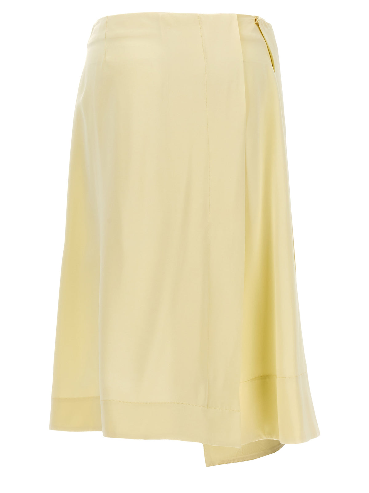 Jil Sander Women Satin Skirt With Side Slit JIL SANDER