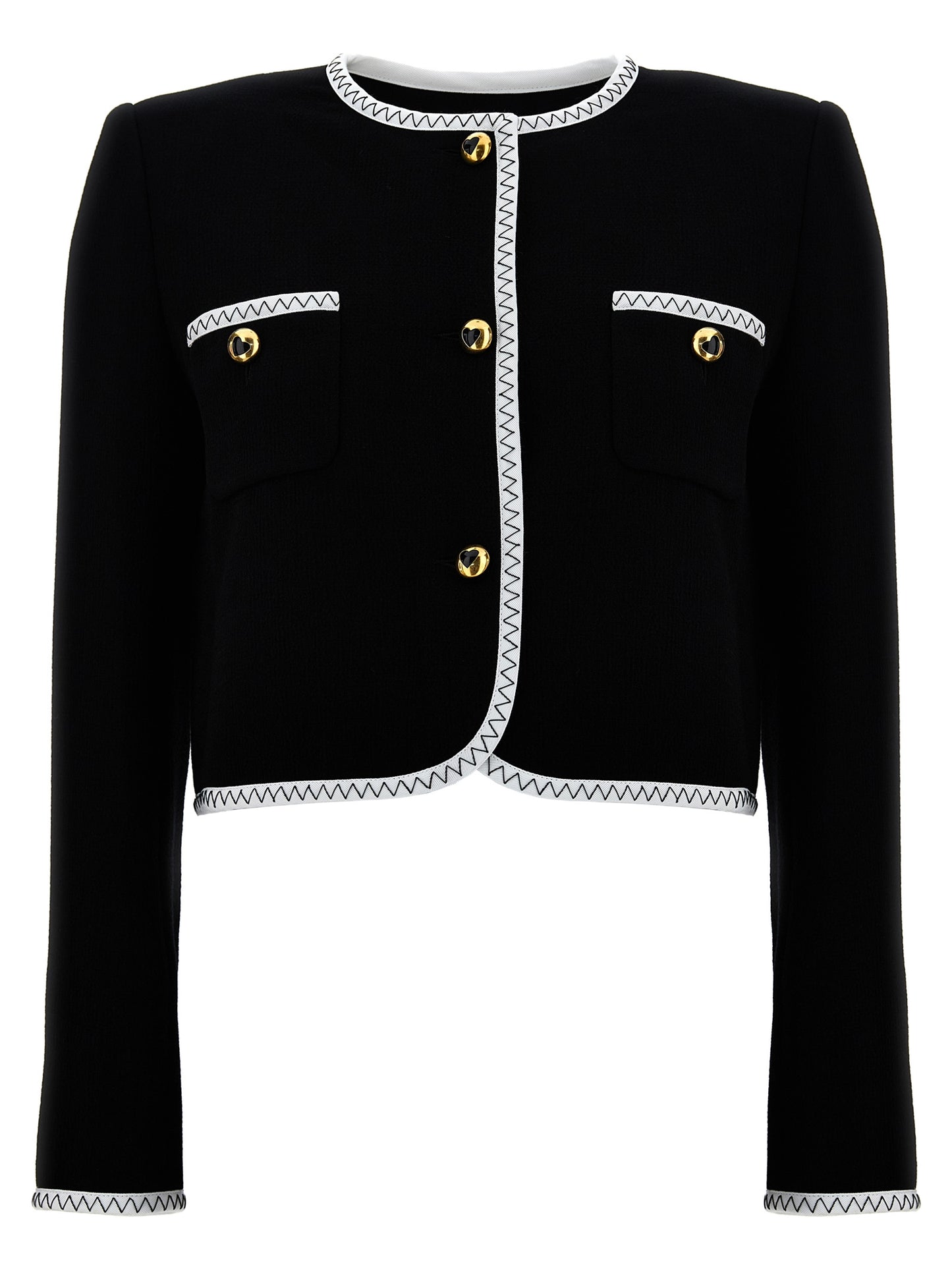Moschino Women Crepe Short Jacket MOSCHINO