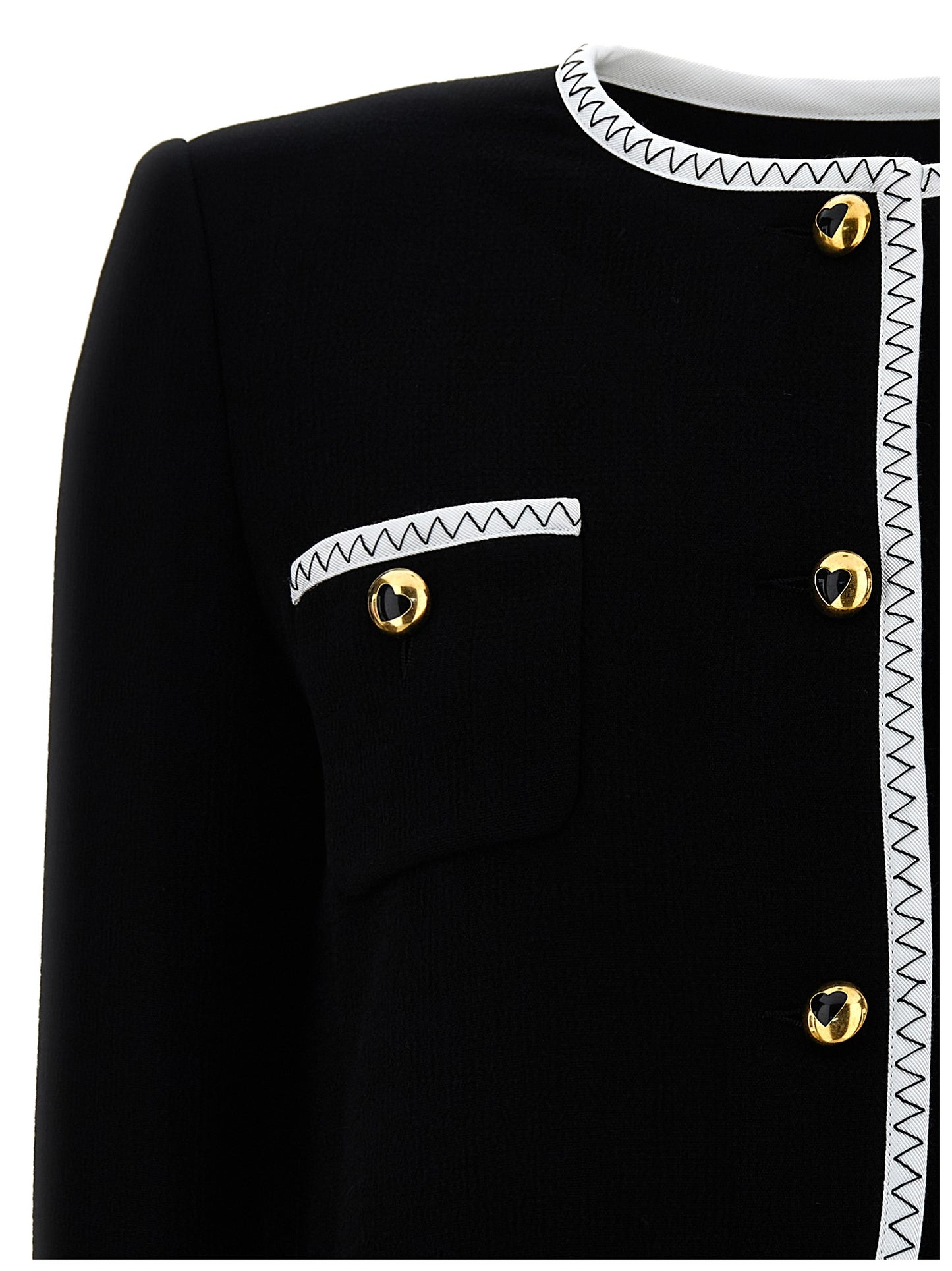 Moschino Women Crepe Short Jacket MOSCHINO